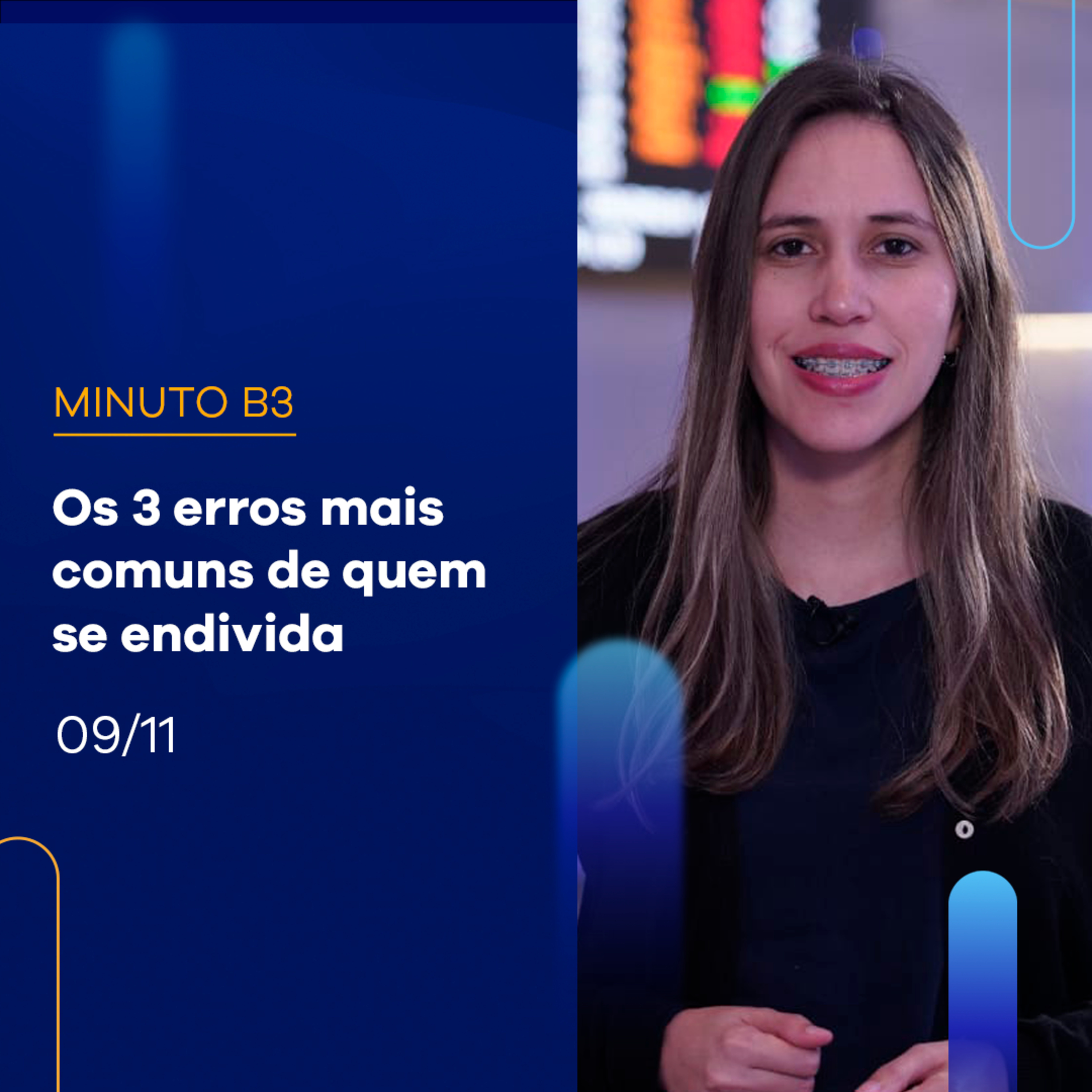Os 3 erros + comuns de quem não consegue quitar DÍVIDAS | Minuto B3 - 09/11 episode artwork