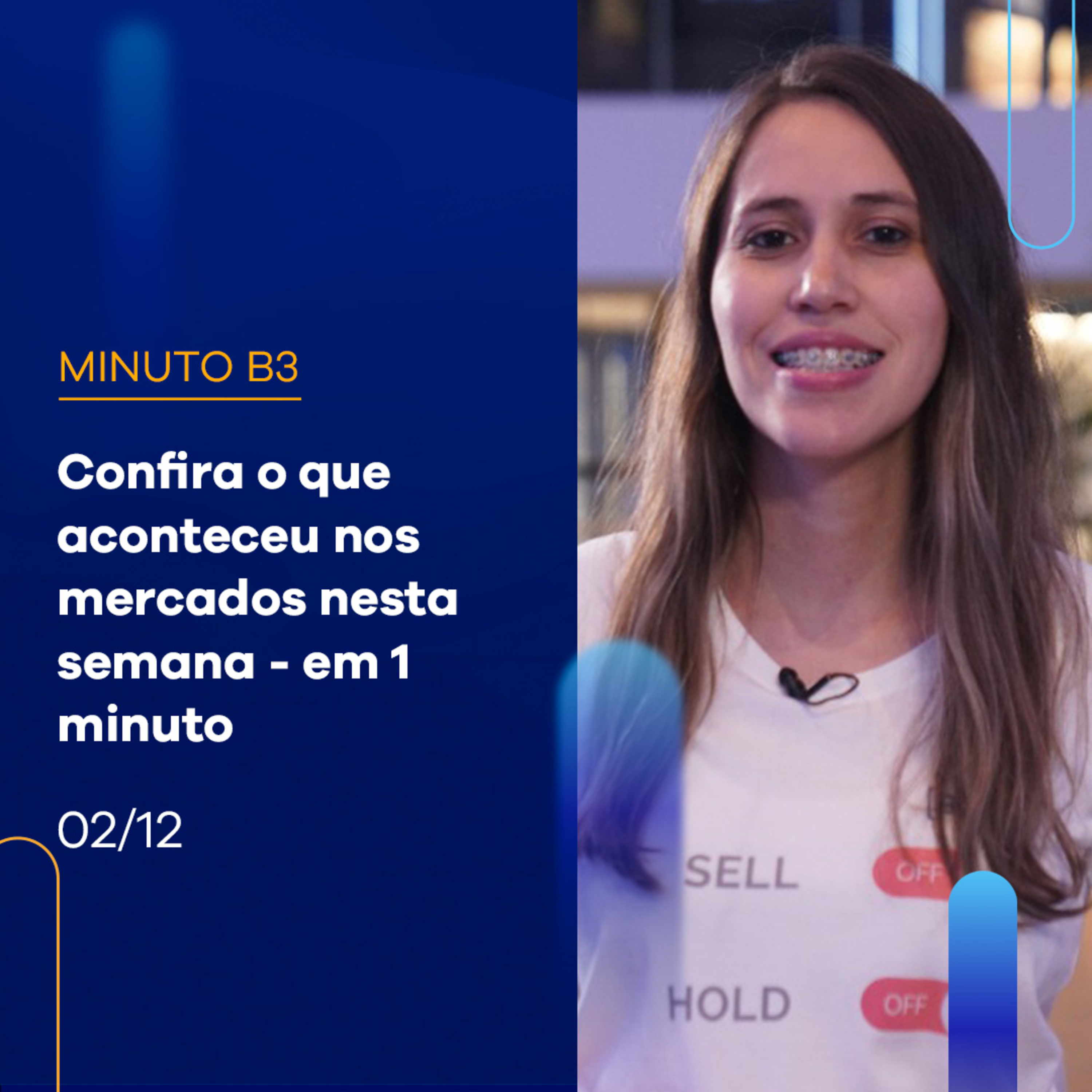 Resumo do mercado na semana: confira os 3 fatos + importantes | Minuto B3 - 02/12 episode artwork