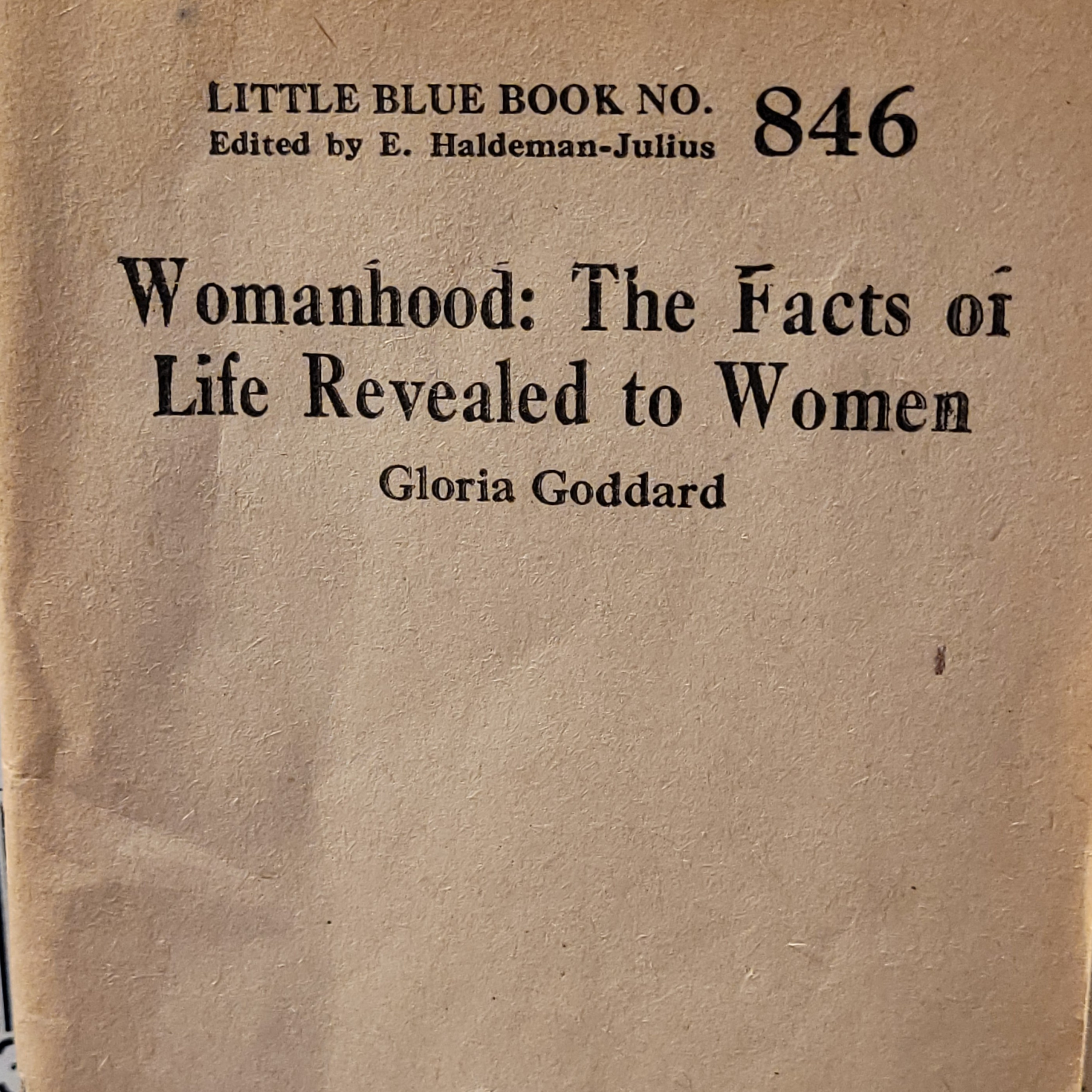 Womanhood: The facts of life revealed to women. Number 846 pt3 episode artwork