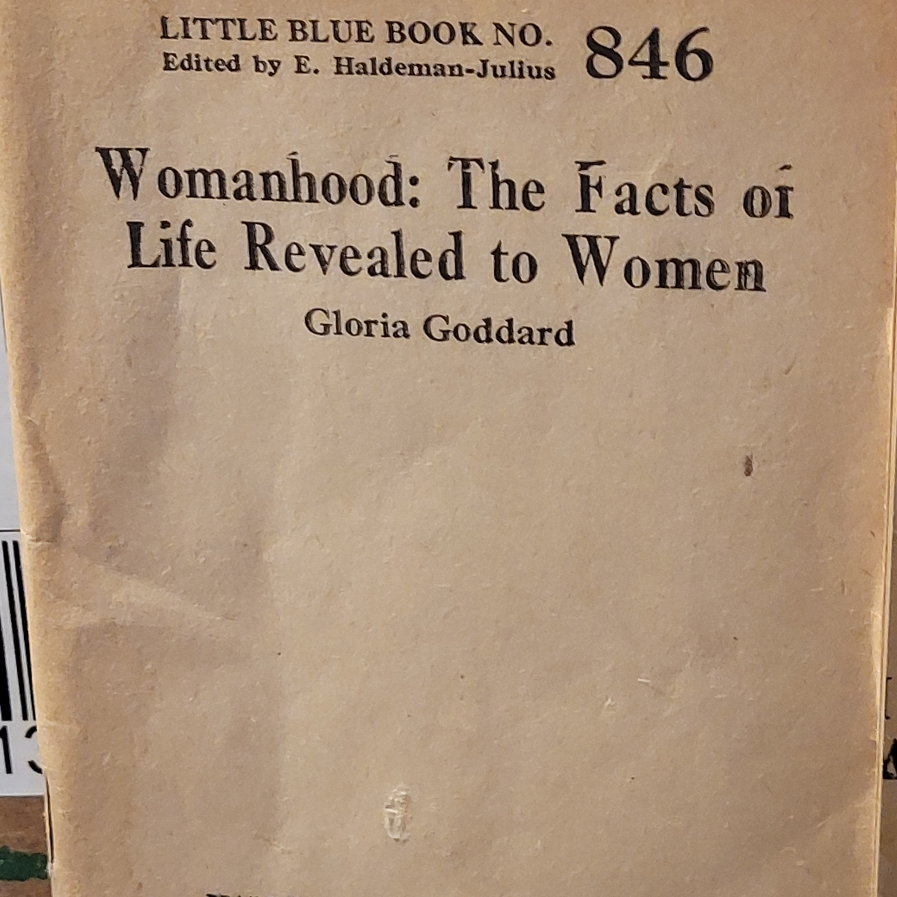 Womanhood: the facts of life revealed to women. Written by Gloria Goddard episode artwork
