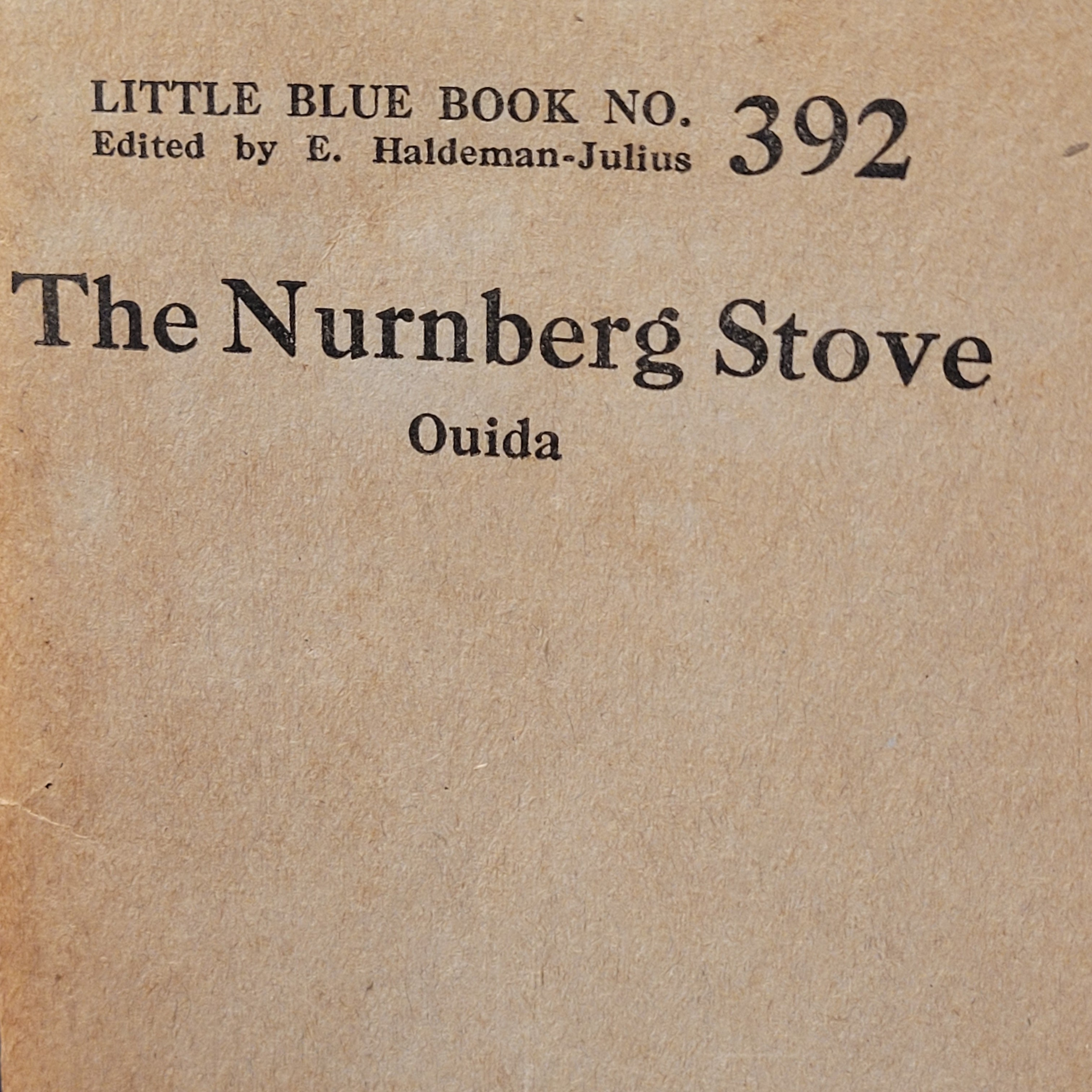 The Nurnberg Stove. Number 392 part 1 episode artwork
