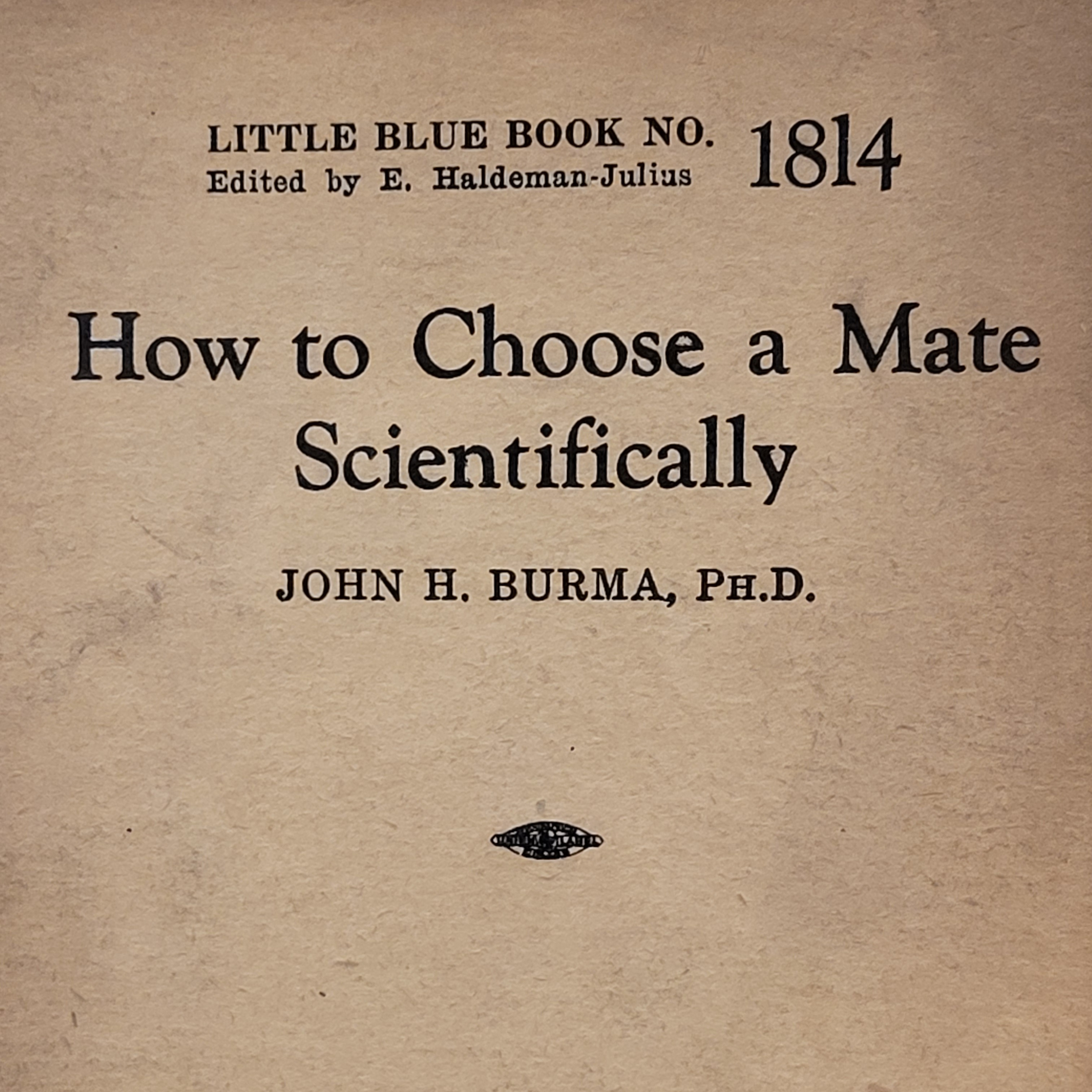 How to choose a mate scientifically. Number 1814 part 2