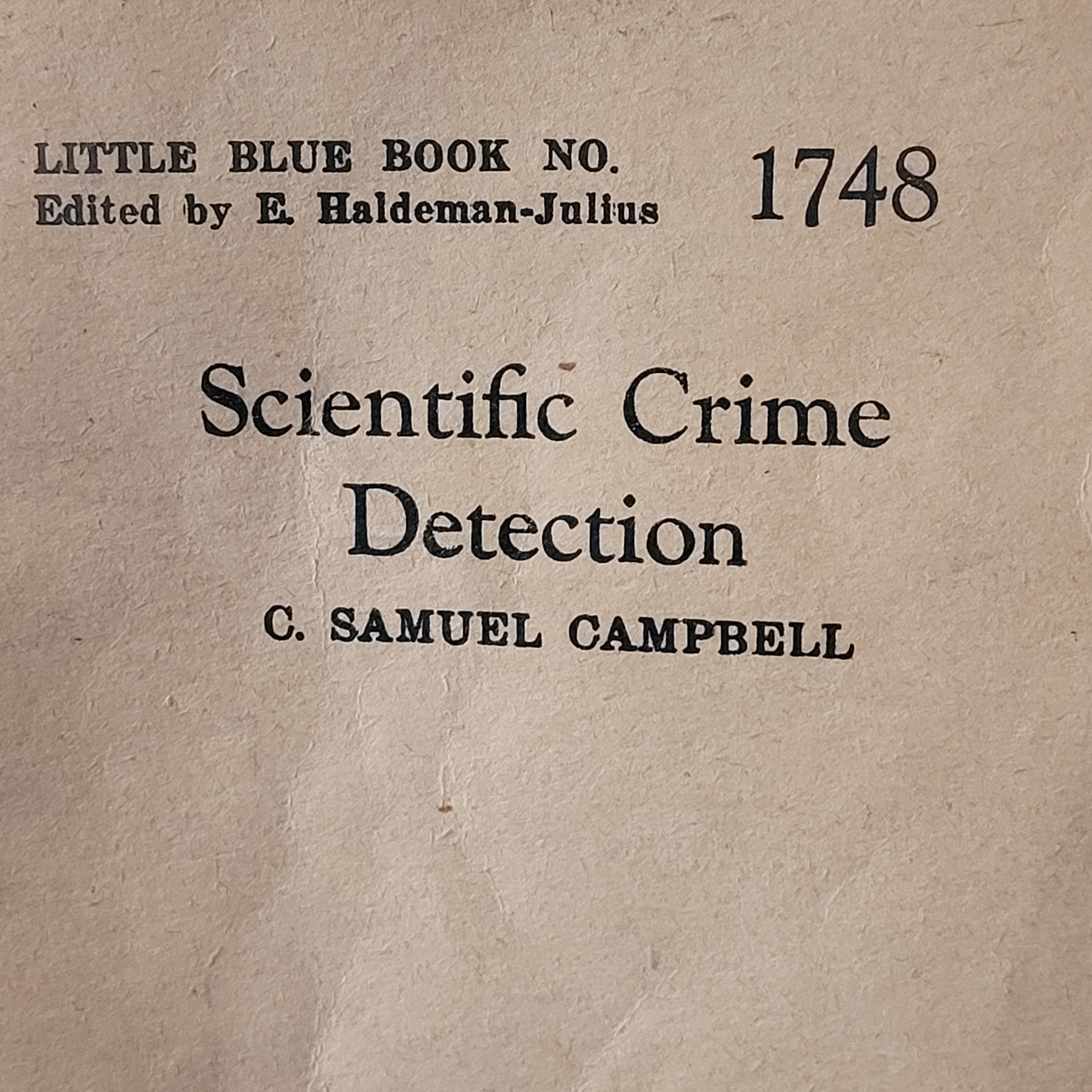 Scientific crime detection book number 1748 part 1 episode artwork