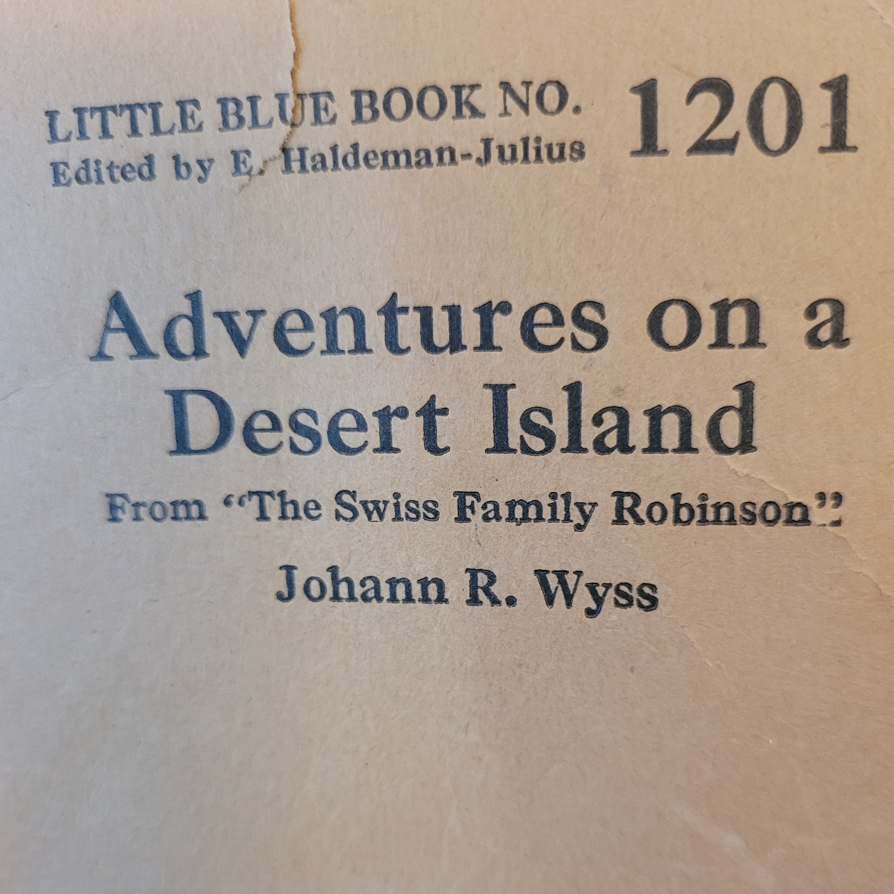 Adventures on a desert island L.B.B. number 1201 part 1