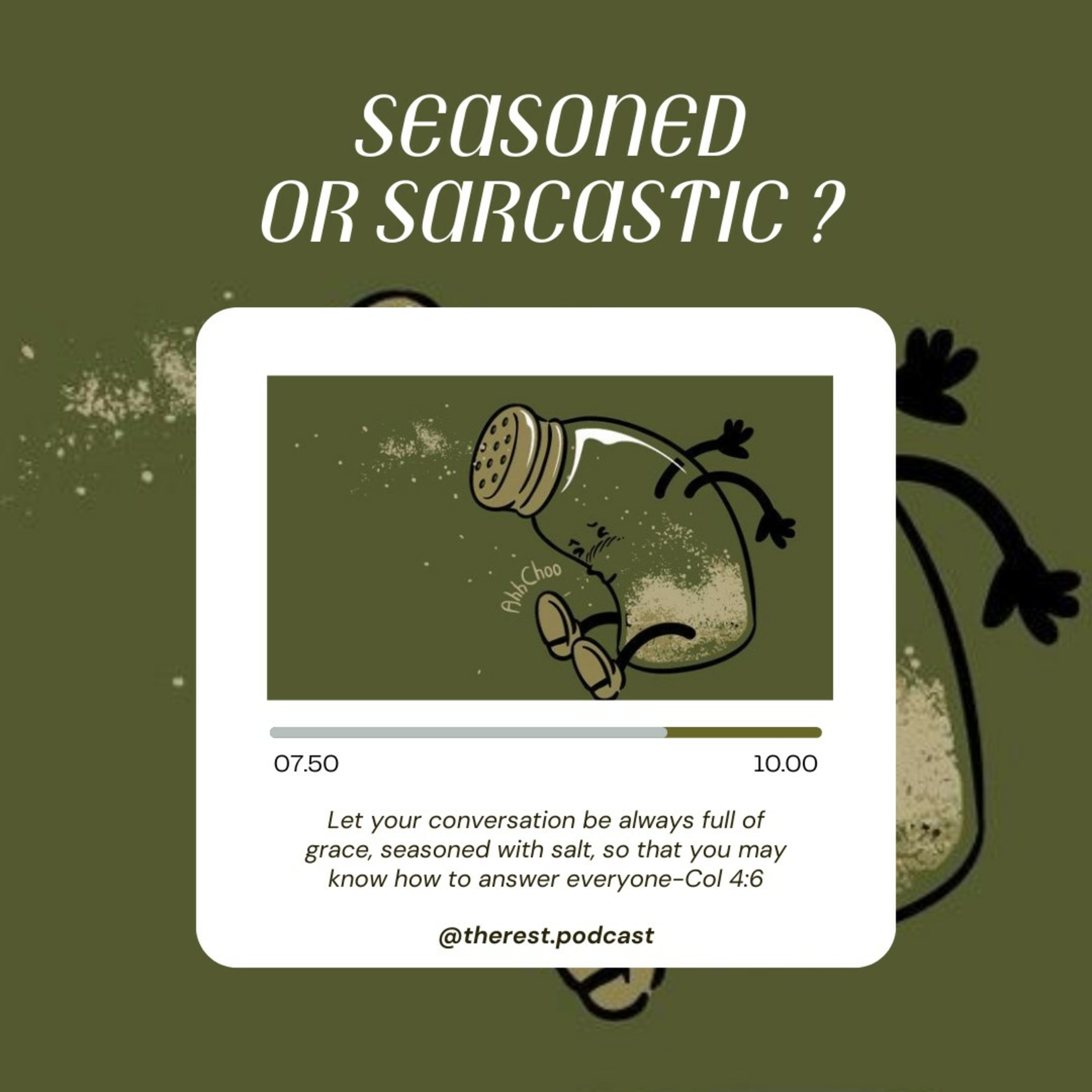 SEASONED OR SARCASTIC?🧂 episode artwork