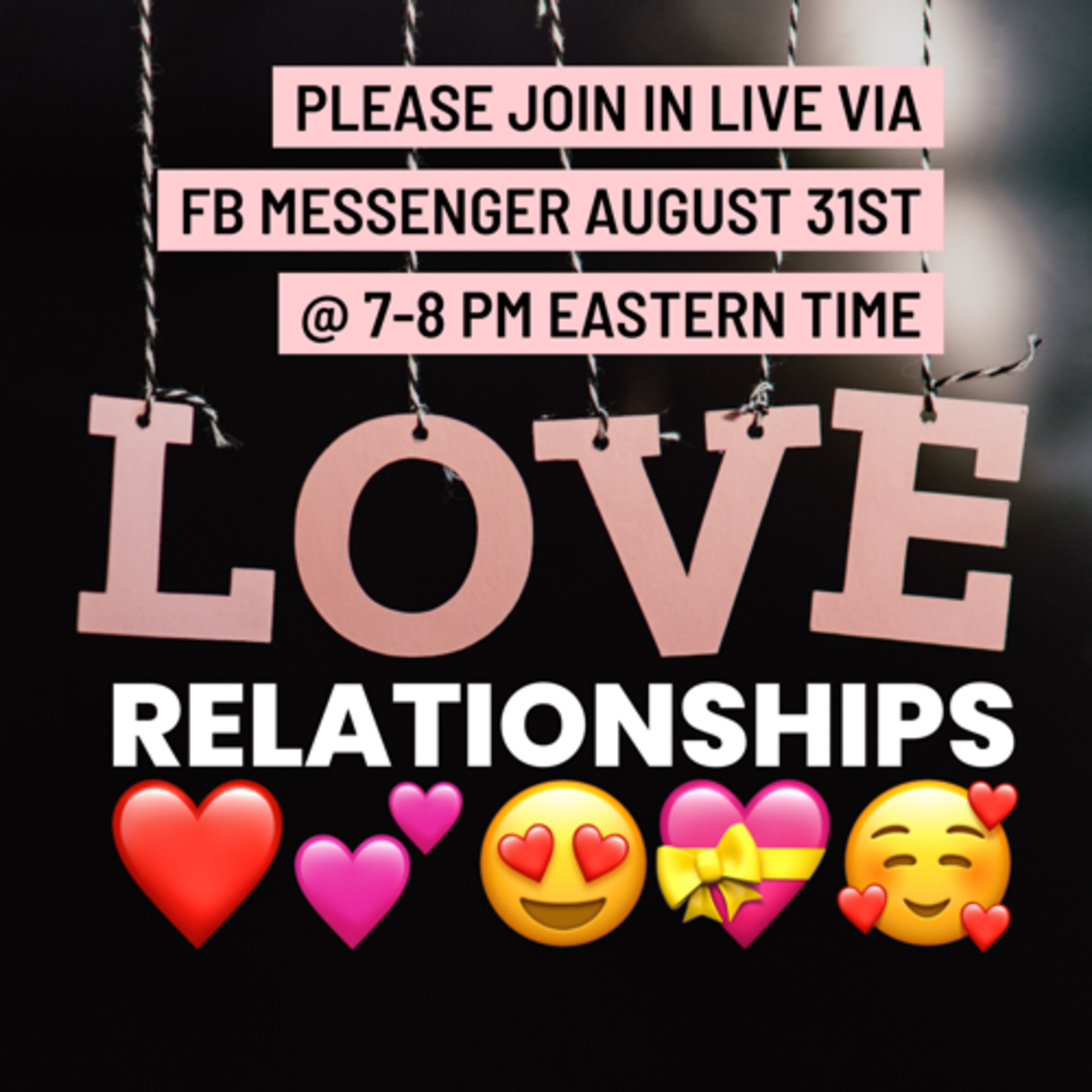 GET UP ⬆️ GET READY 📚📓AND GET IN ➡️ LIVE ROOM ON FB MESSENGER AUG. 31st @ 7-8 PM EST. ⏰ TOPIC LOVE 💕  episode artwork