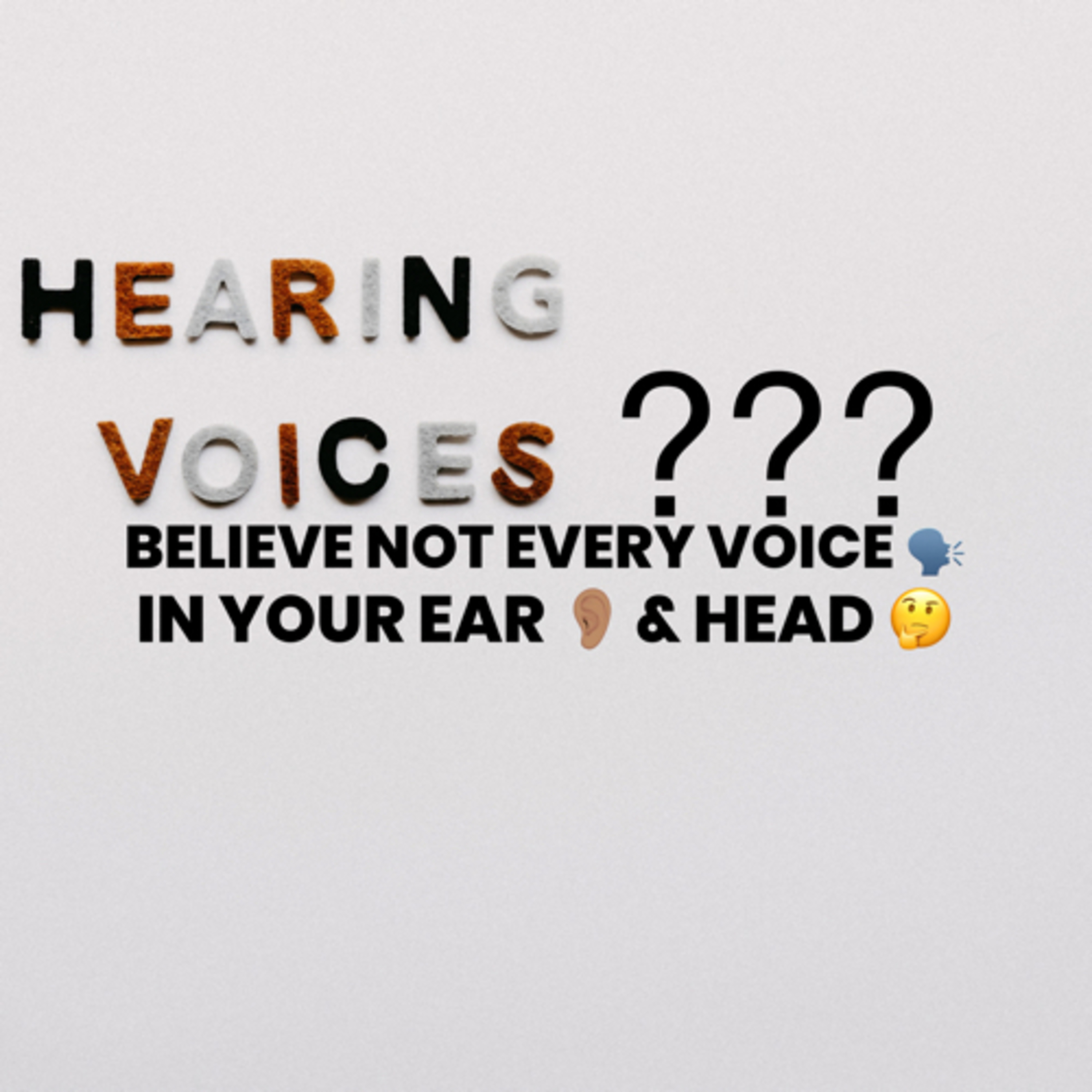 S4 PART 2 BELIEVE NOT EVERY VOICE! 🗣👂🏽🙉🪱🌳🐍🎧😇 WHO VOICE 🗣 in YOUR EAR 👂🏽  episode artwork