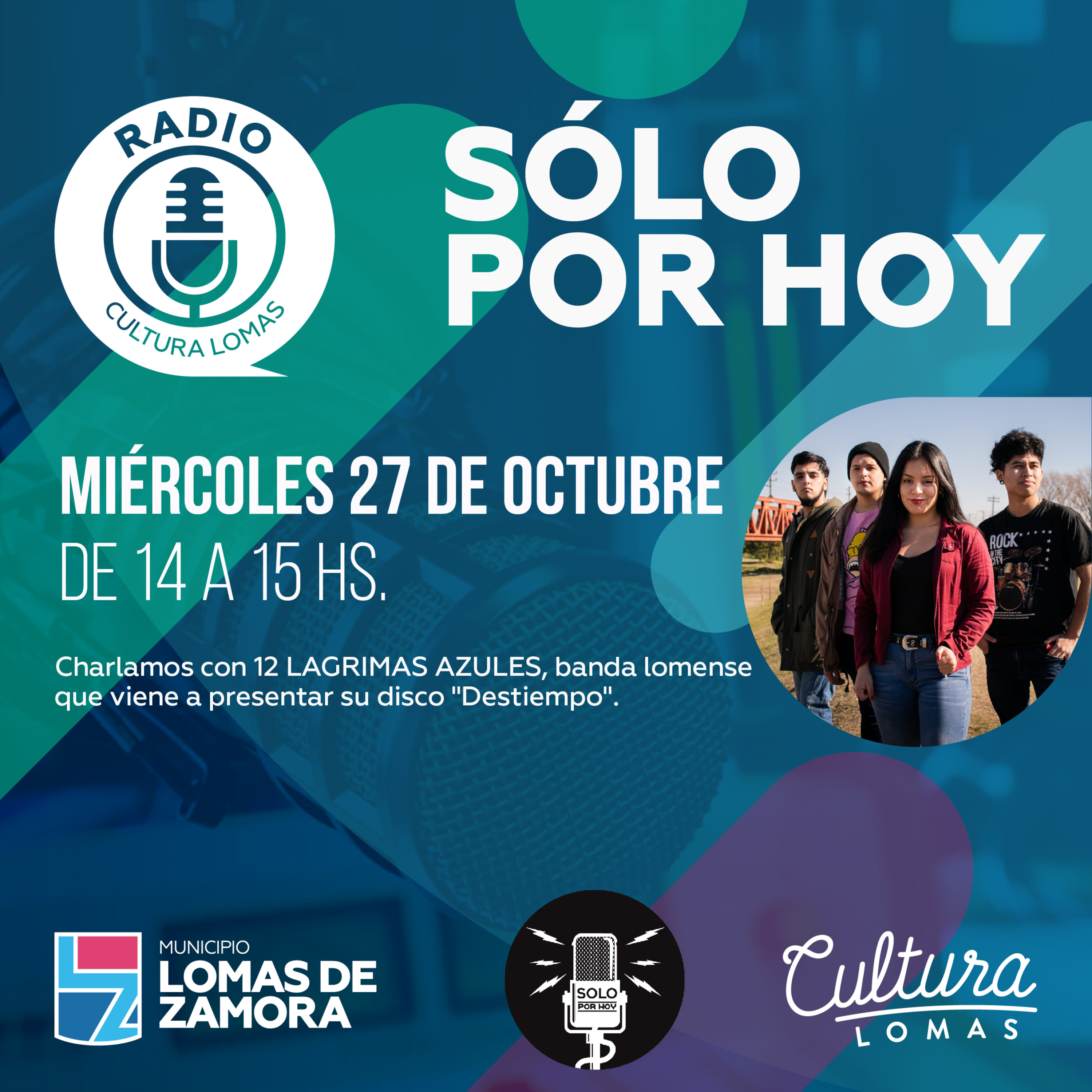 SOLO POR HOY - Nota con "12 Lagrimas Azules"