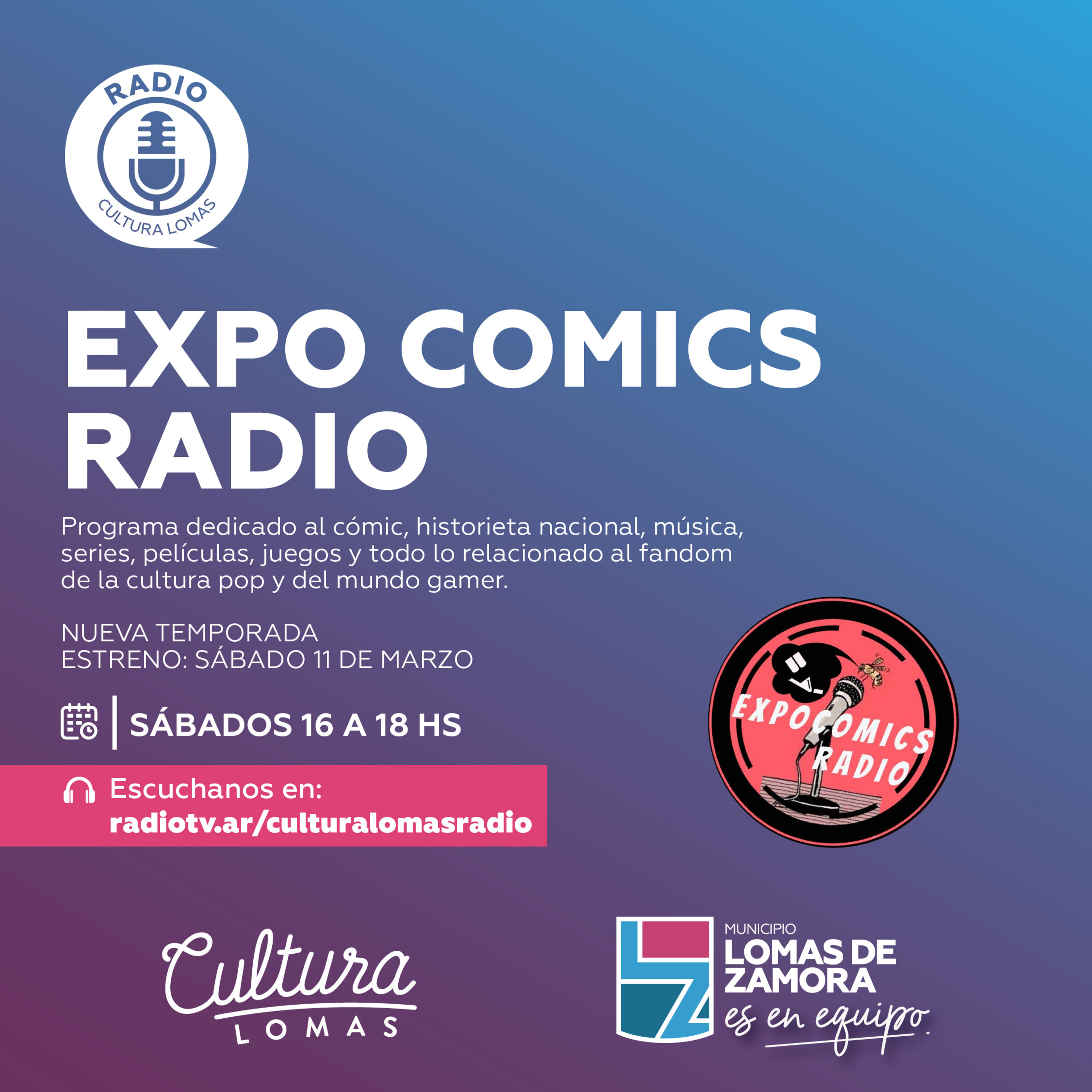 ExpoComics Radio - Programa Completo (18 de Marzo)