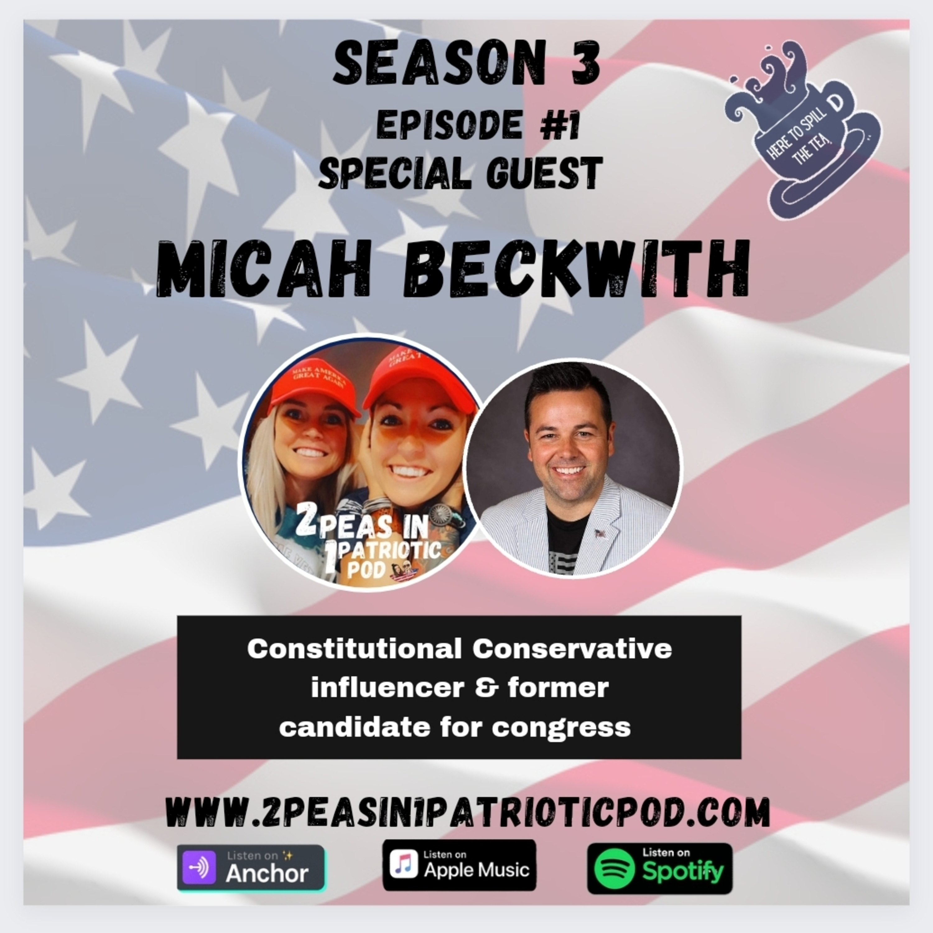 2 peas in 1 patriotic pod