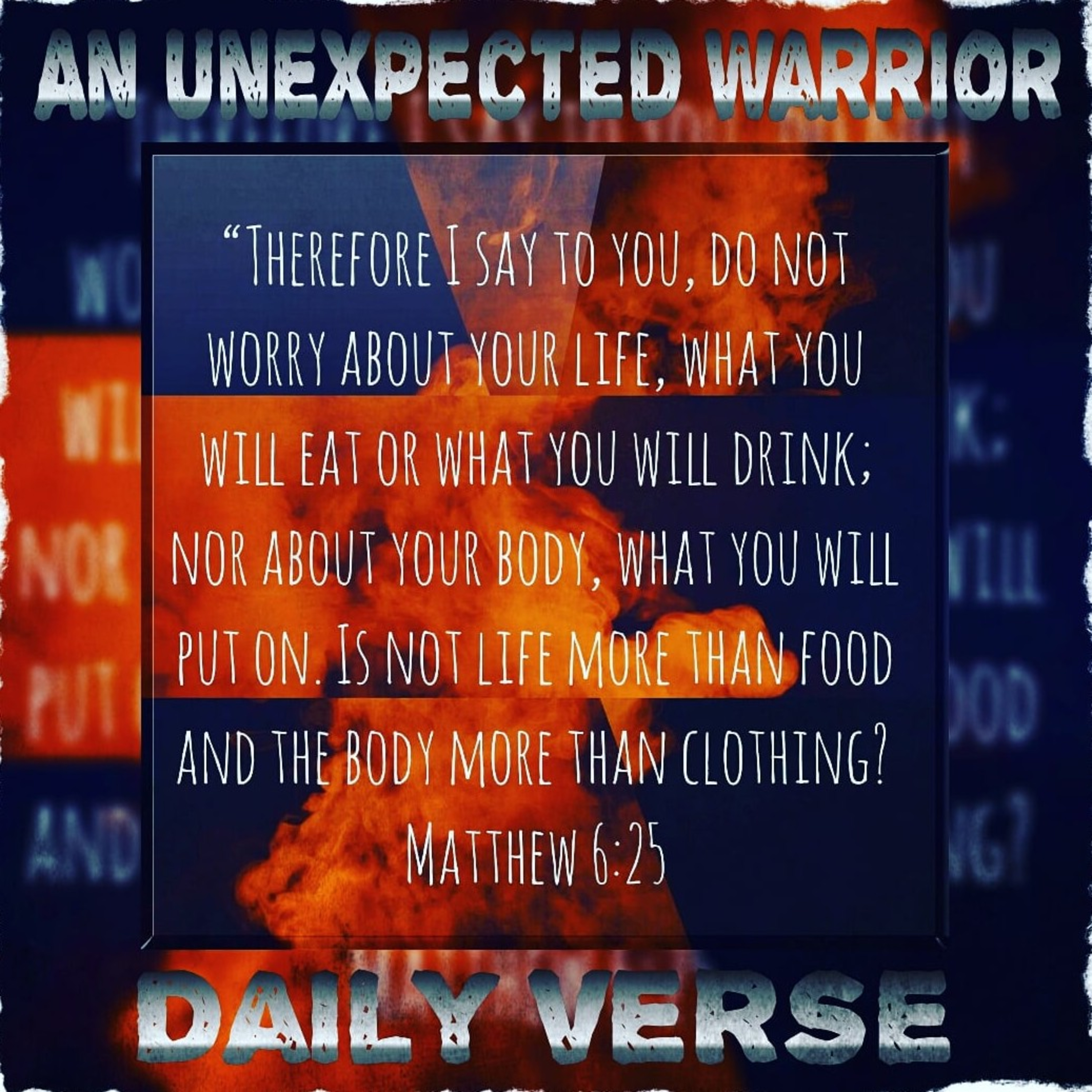 An Unexpected Warrior Daily Verse - May 27, 2020