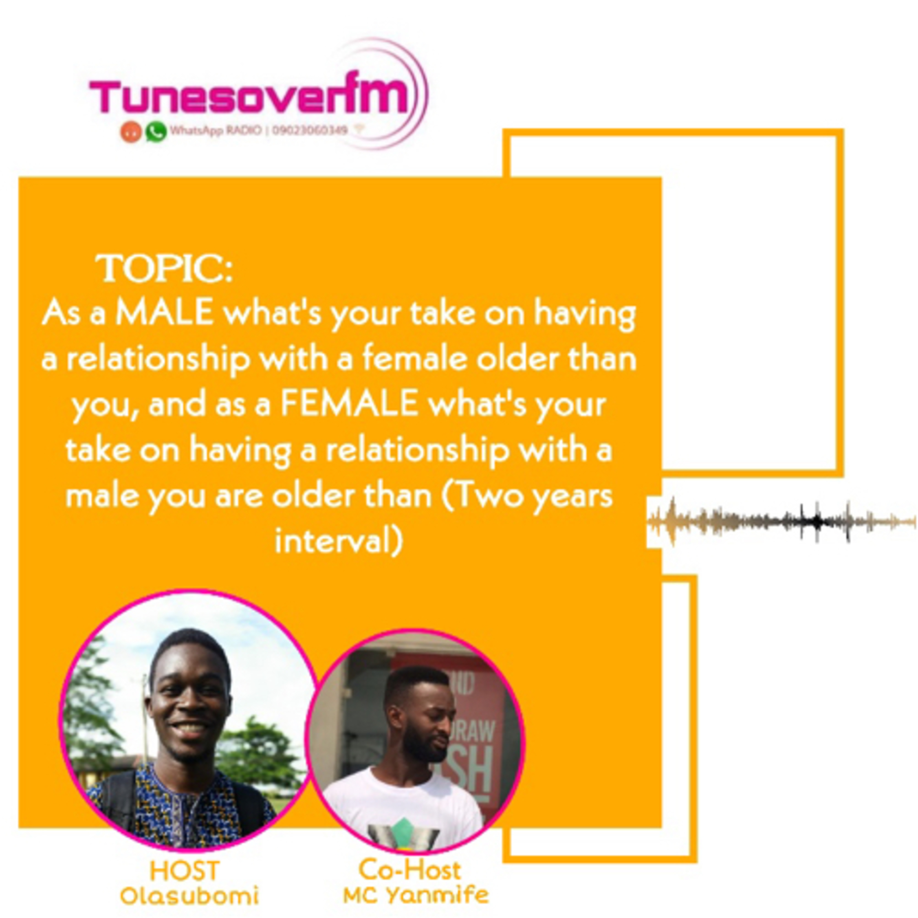 As a MALE what’s your take on having a relationship with a FEMALE older than you, and vide versa