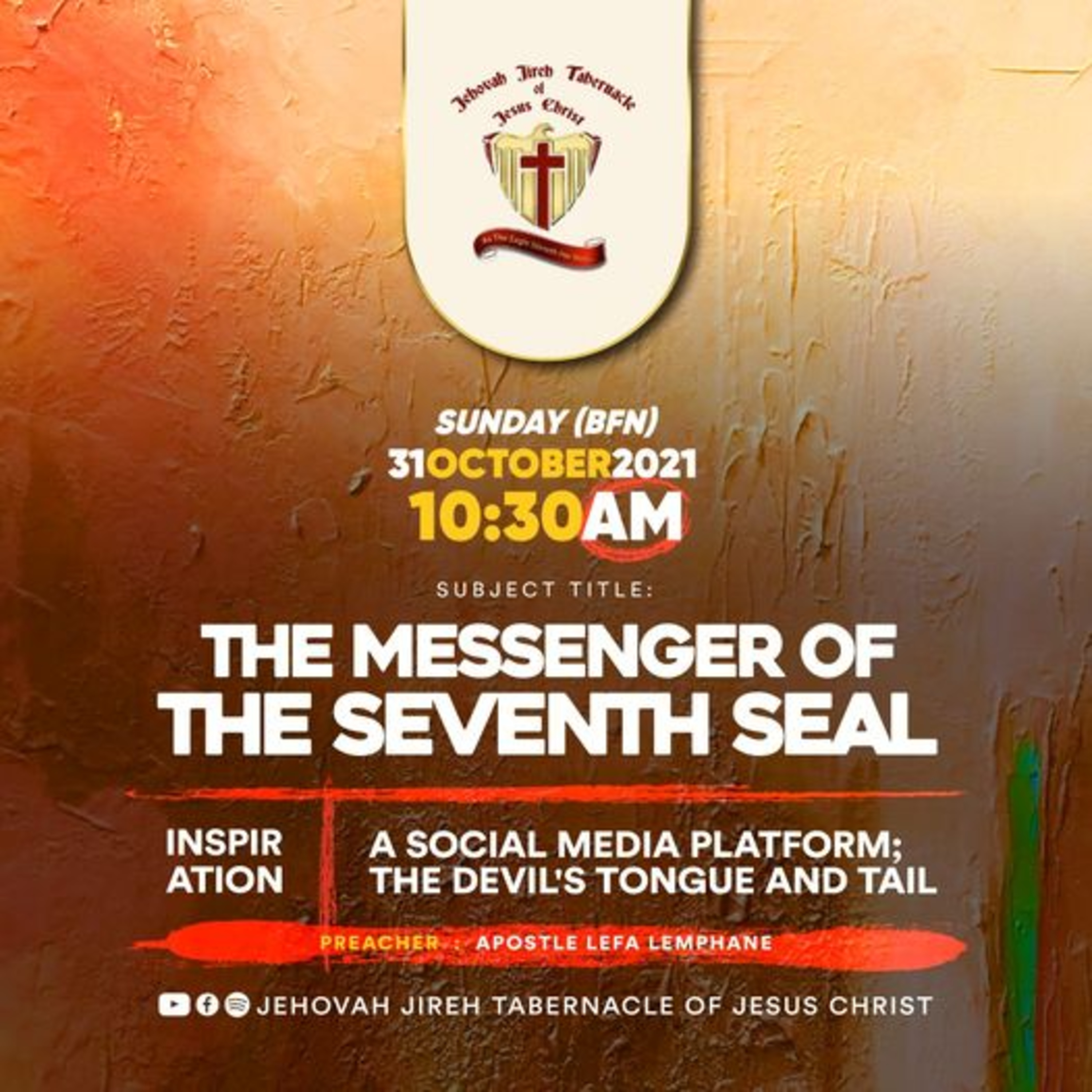 Jehovah Jireh Tabernacle of Jesus Christ