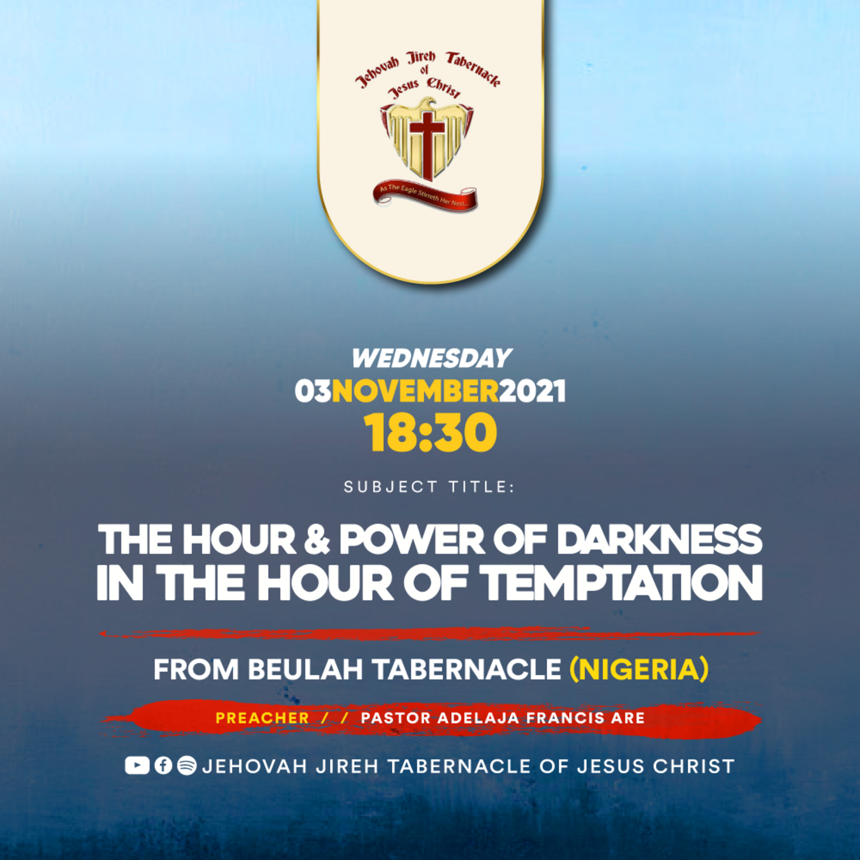 Jehovah Jireh Tabernacle of Jesus Christ