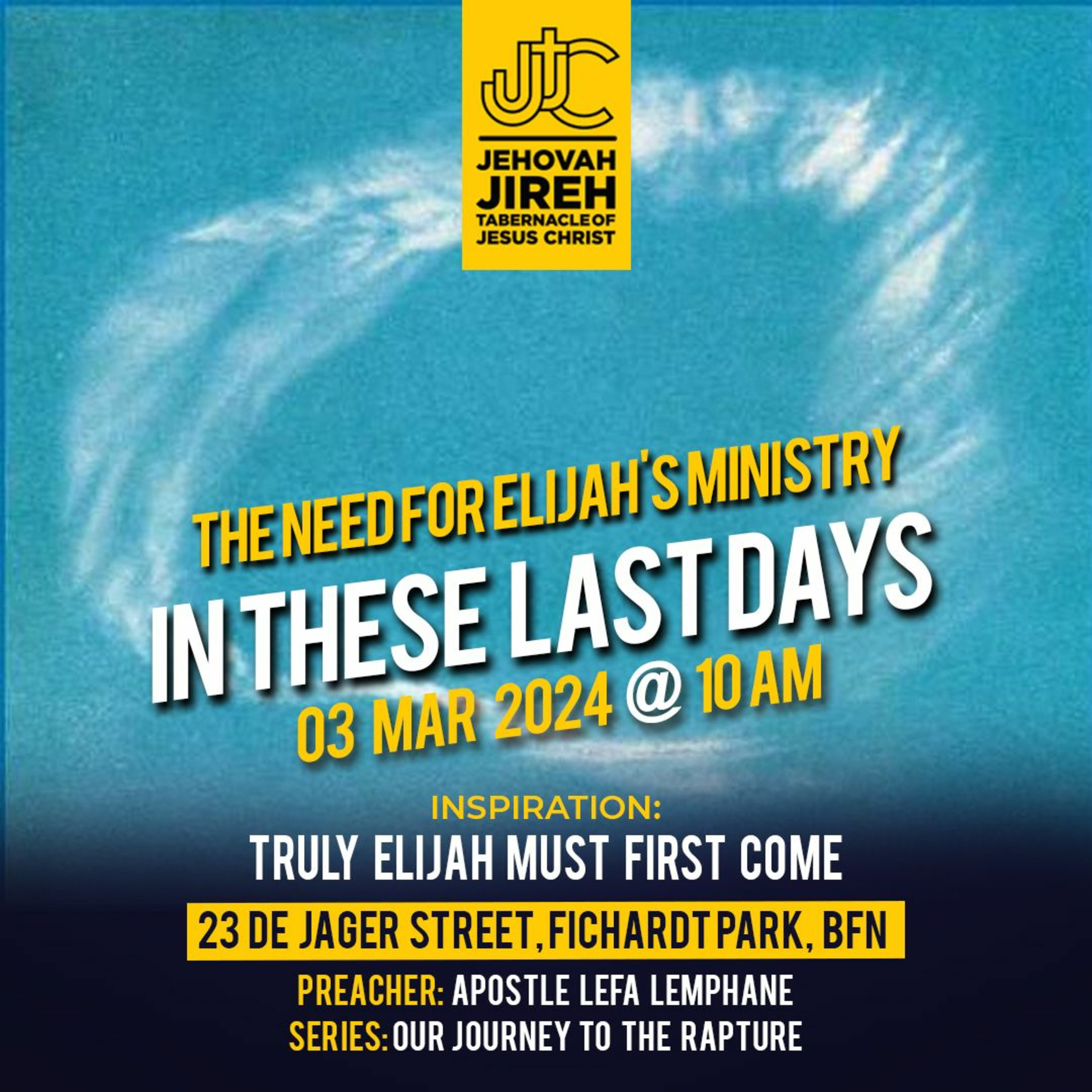 The Need For Elijah's Ministry in These Last Days.| Apostle Lefa Lemphane.
