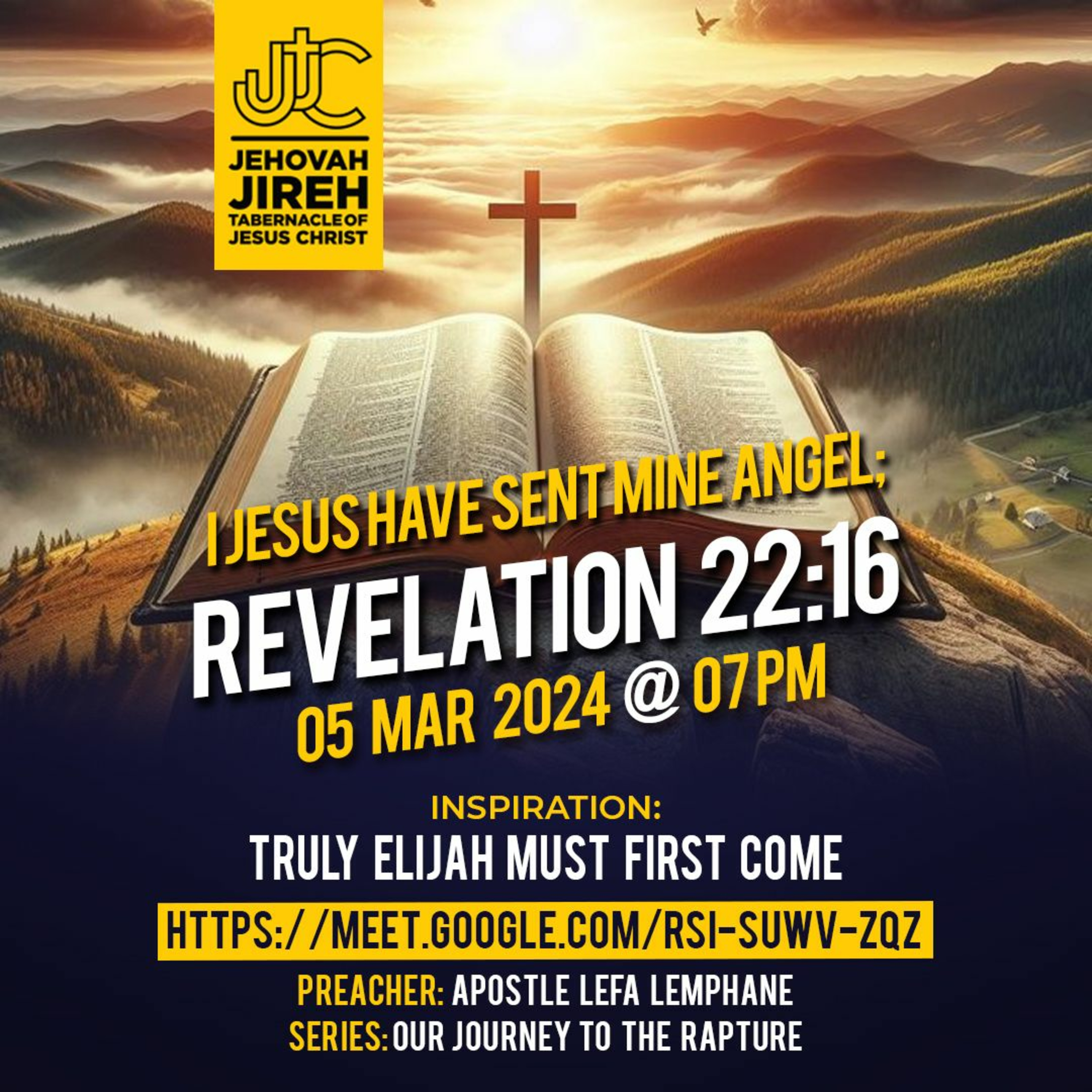 Jehovah Jireh Tabernacle of Jesus Christ