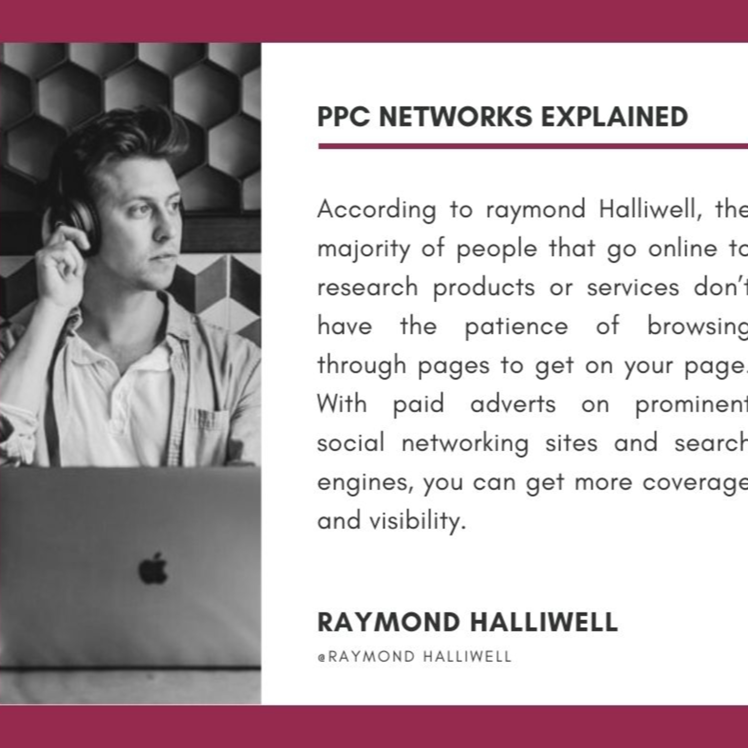 Raymond Halliwell Explains PPC Networks episode artwork