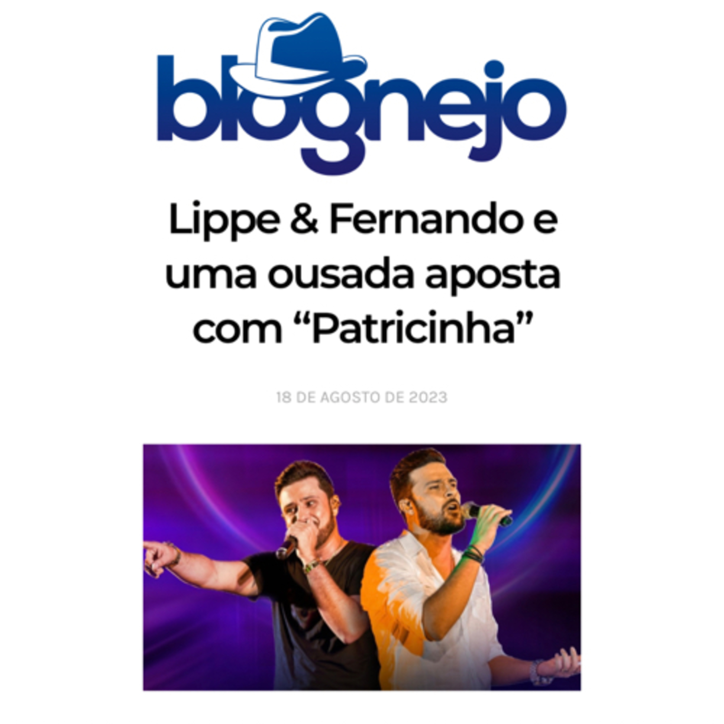 Lippe & Fernando e uma ousada aposta com “Patricinha” episode artwork