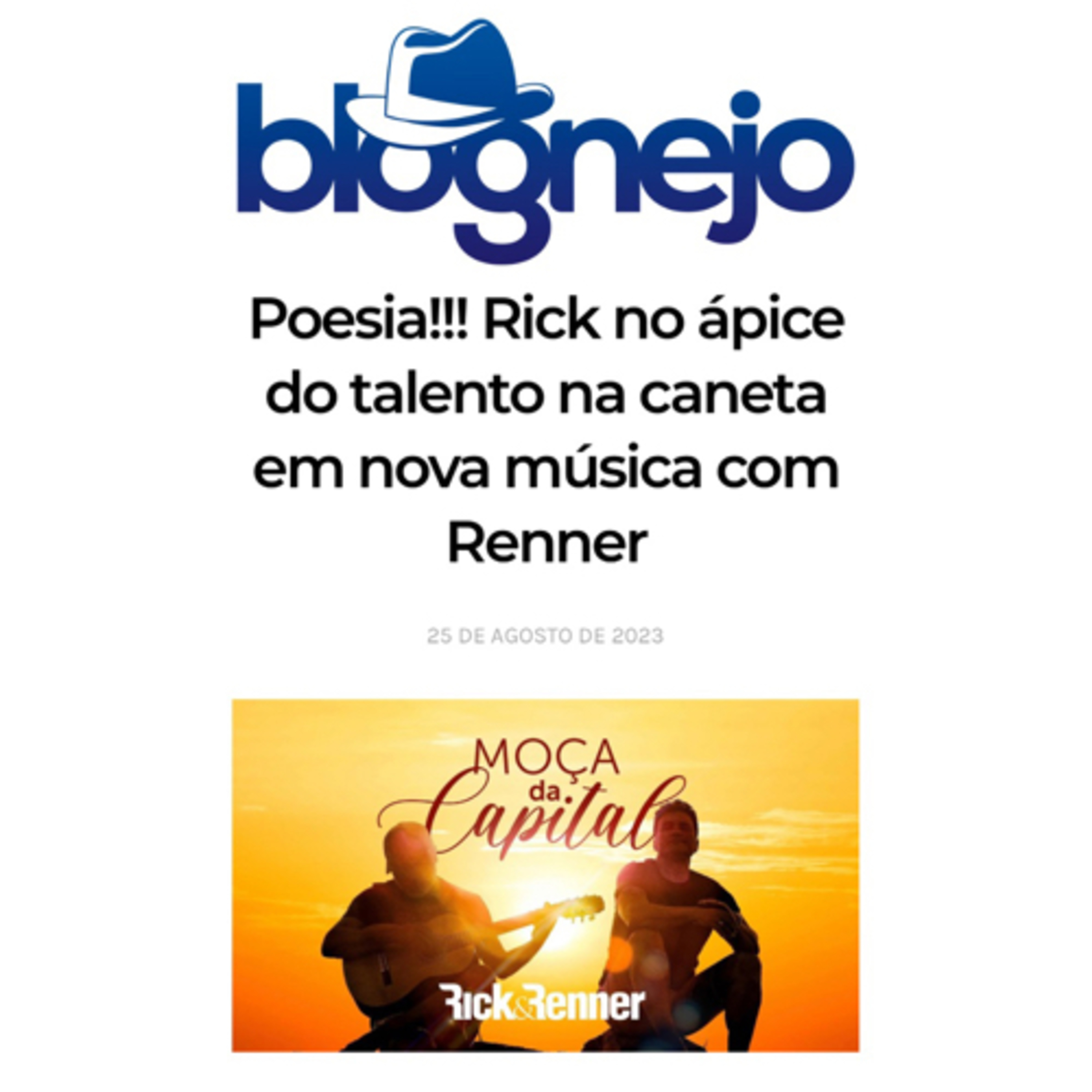 Poesia!!! Rick no ápice do talento na caneta em nova música com Renner episode artwork