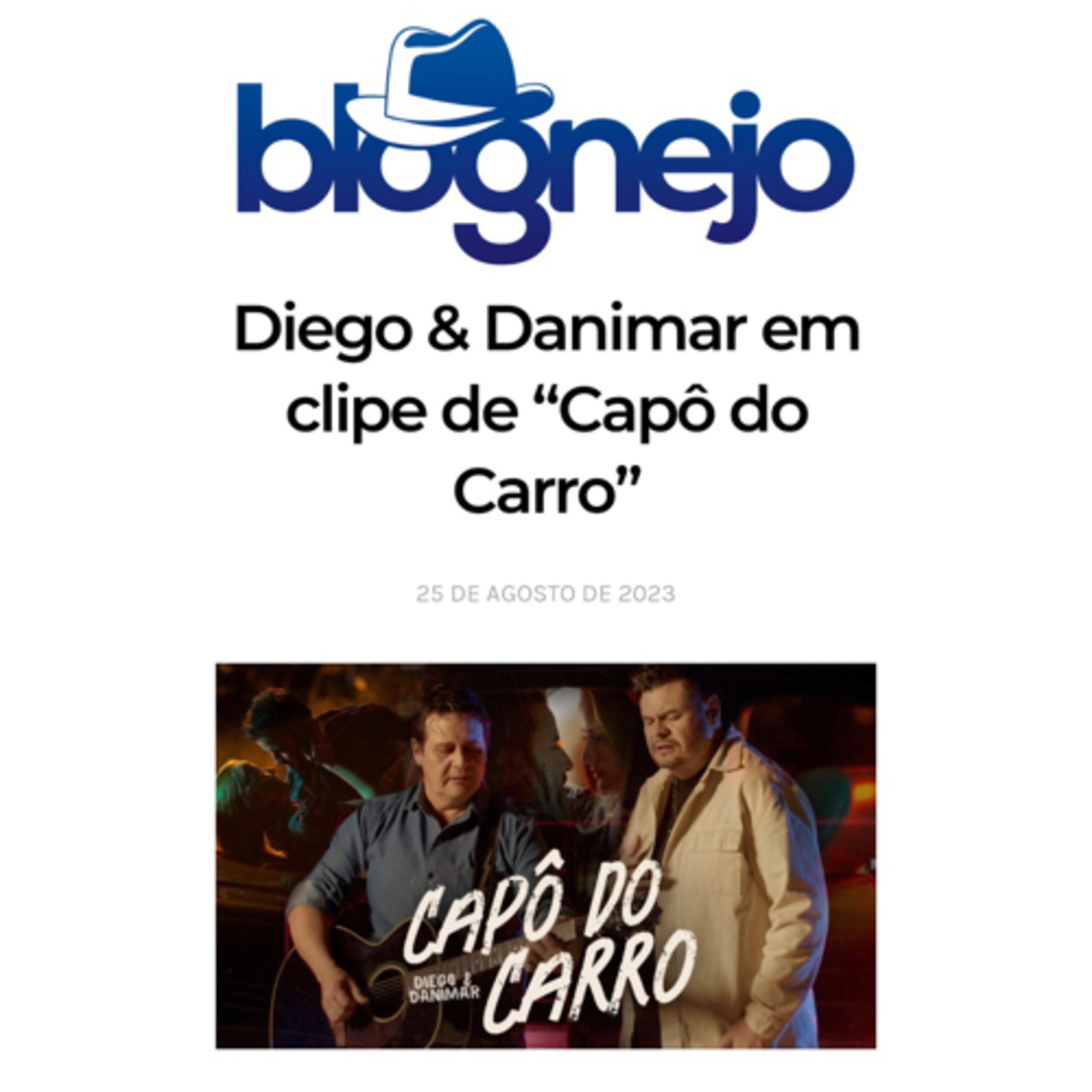 Diego & Danimar em clipe de “Capô do Carro” episode artwork