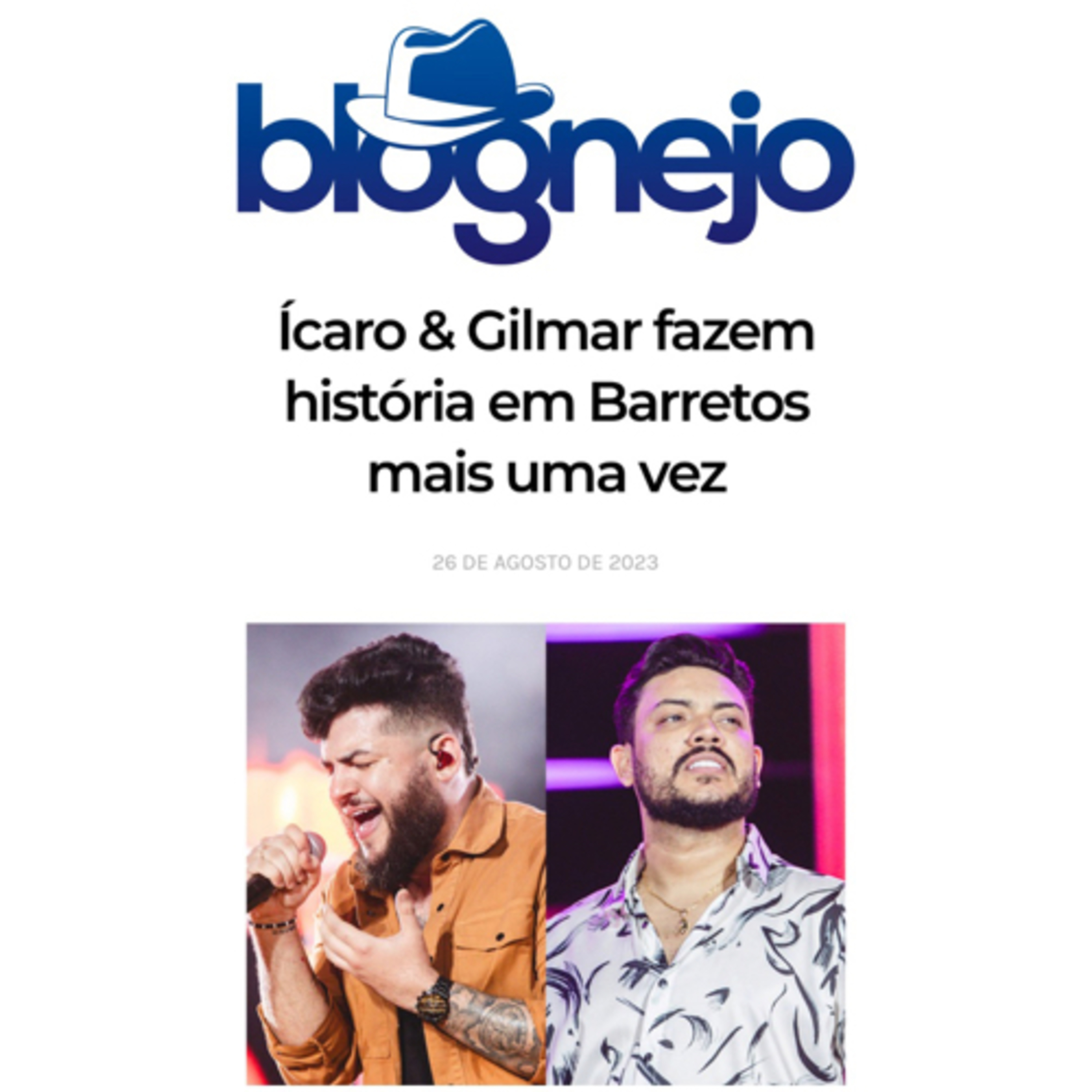 Ícaro & Gilmar fazem história em Barretos mais uma vez episode artwork