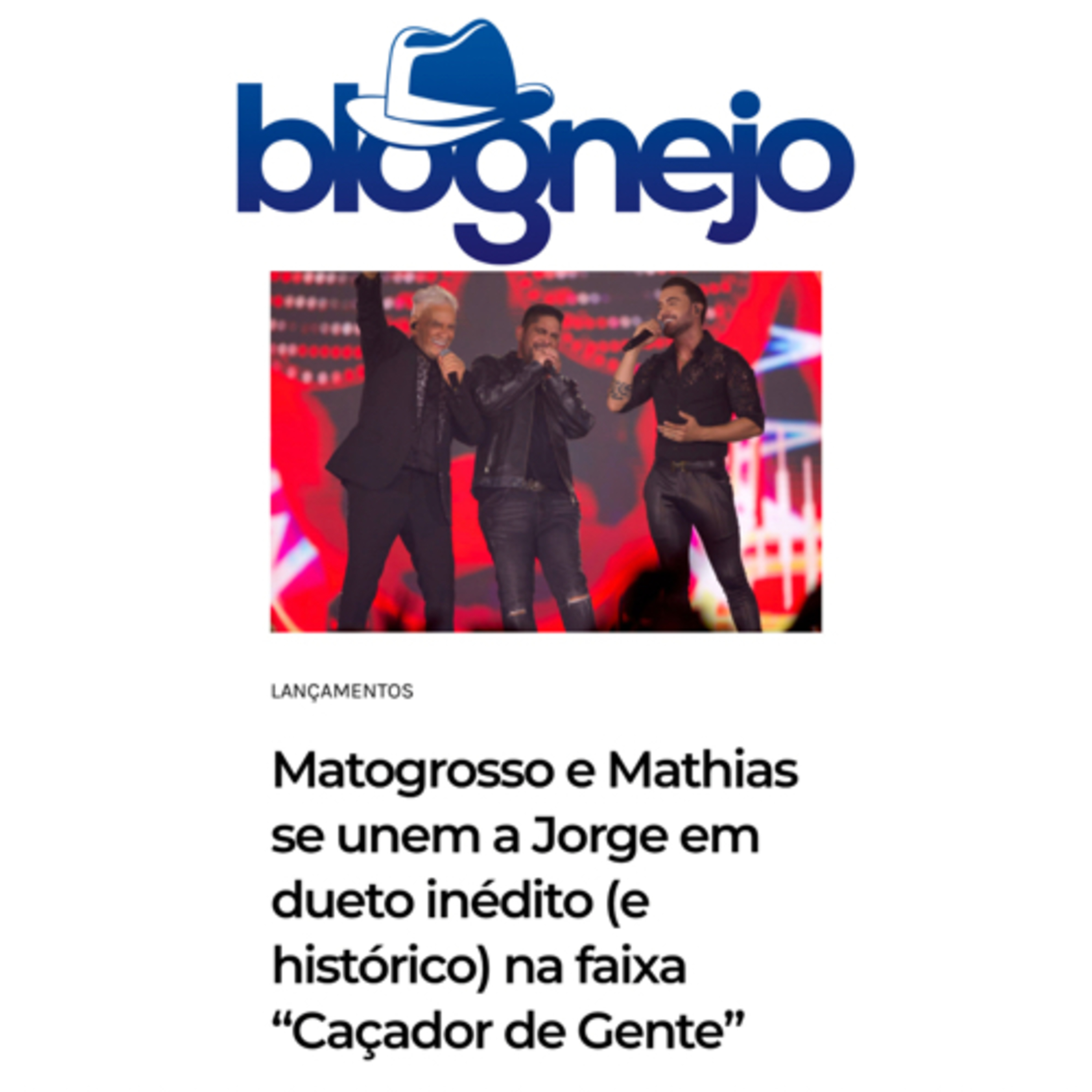 Matogrosso e Mathias se unem a Jorge em dueto inédito (e histórico) na faixa “Caçador de Gente” episode artwork
