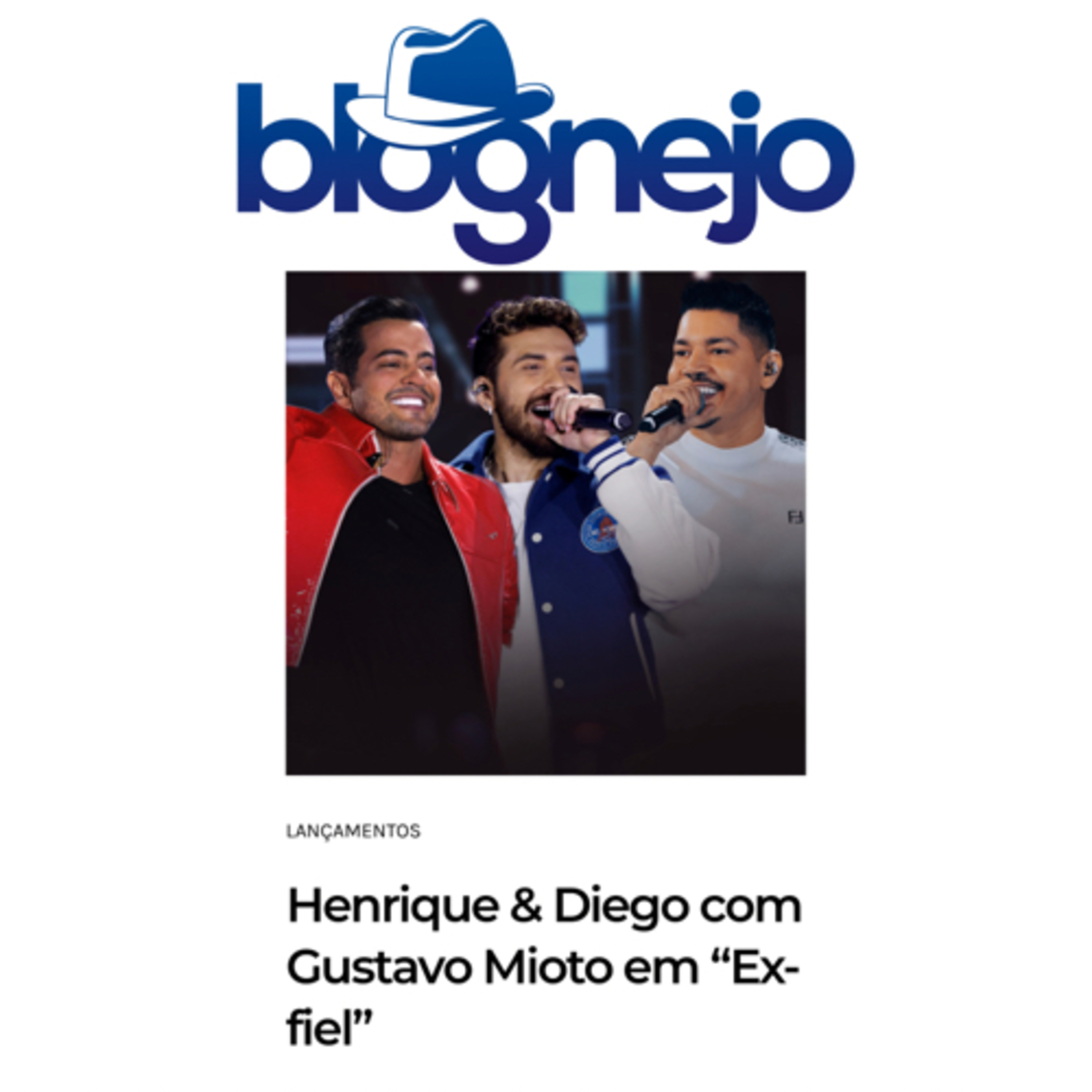 Henrique & Diego com Gustavo Mioto em “Ex-fiel” episode artwork