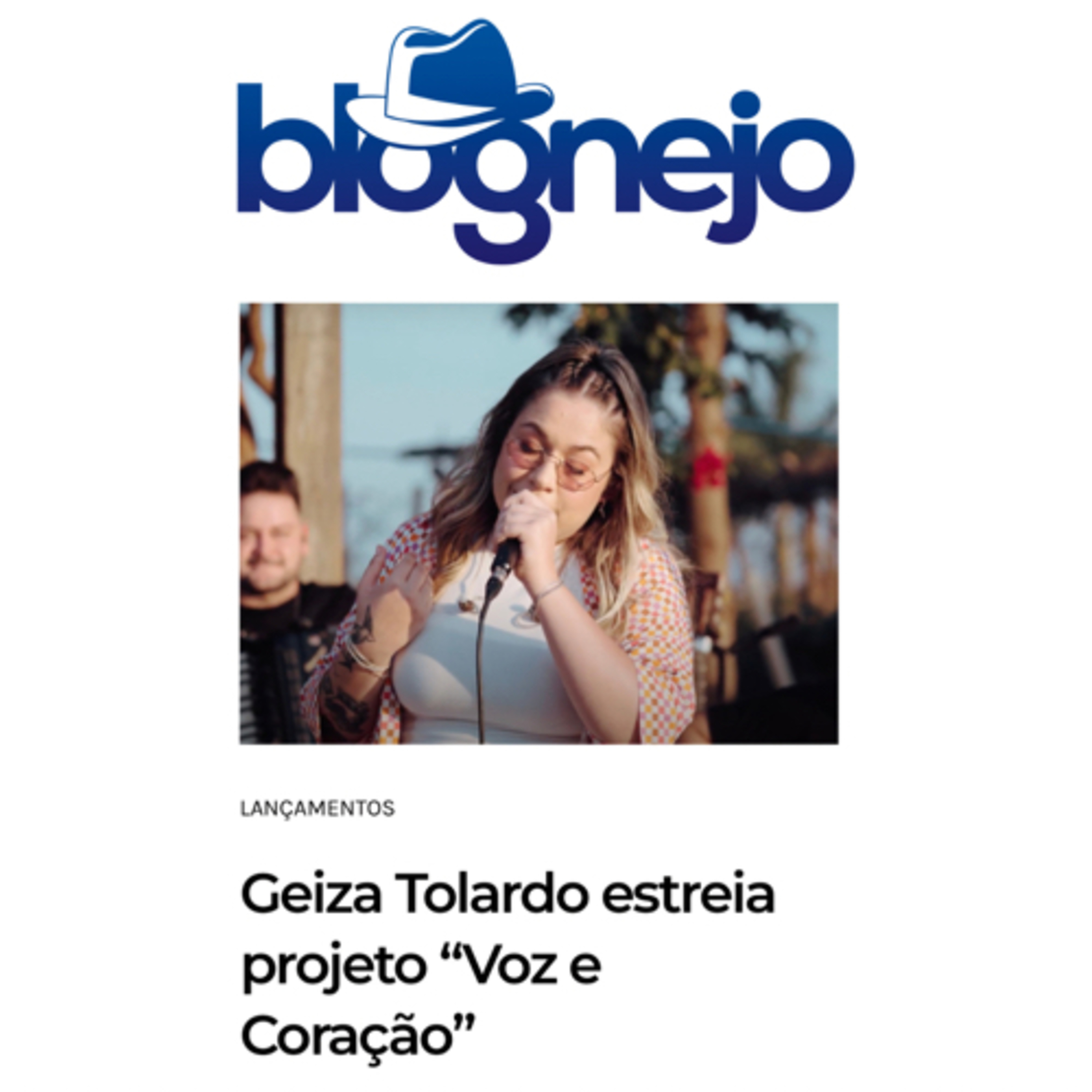 Geiza Tolardo estreia projeto “Voz e Coração” episode artwork