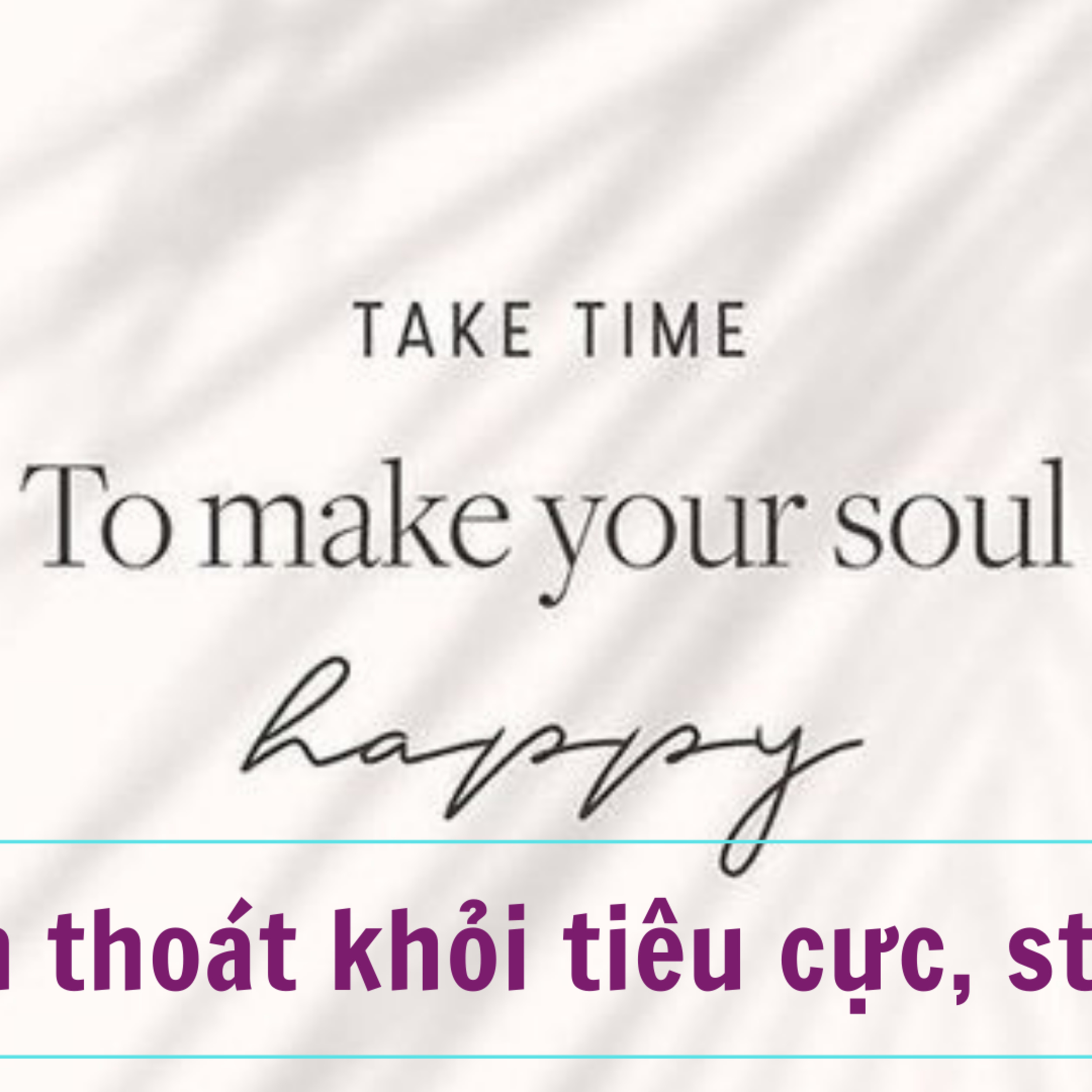 CÁCH VƯỢT QUA CẢM XÚC TIÊU CỰC , STRESS episode artwork