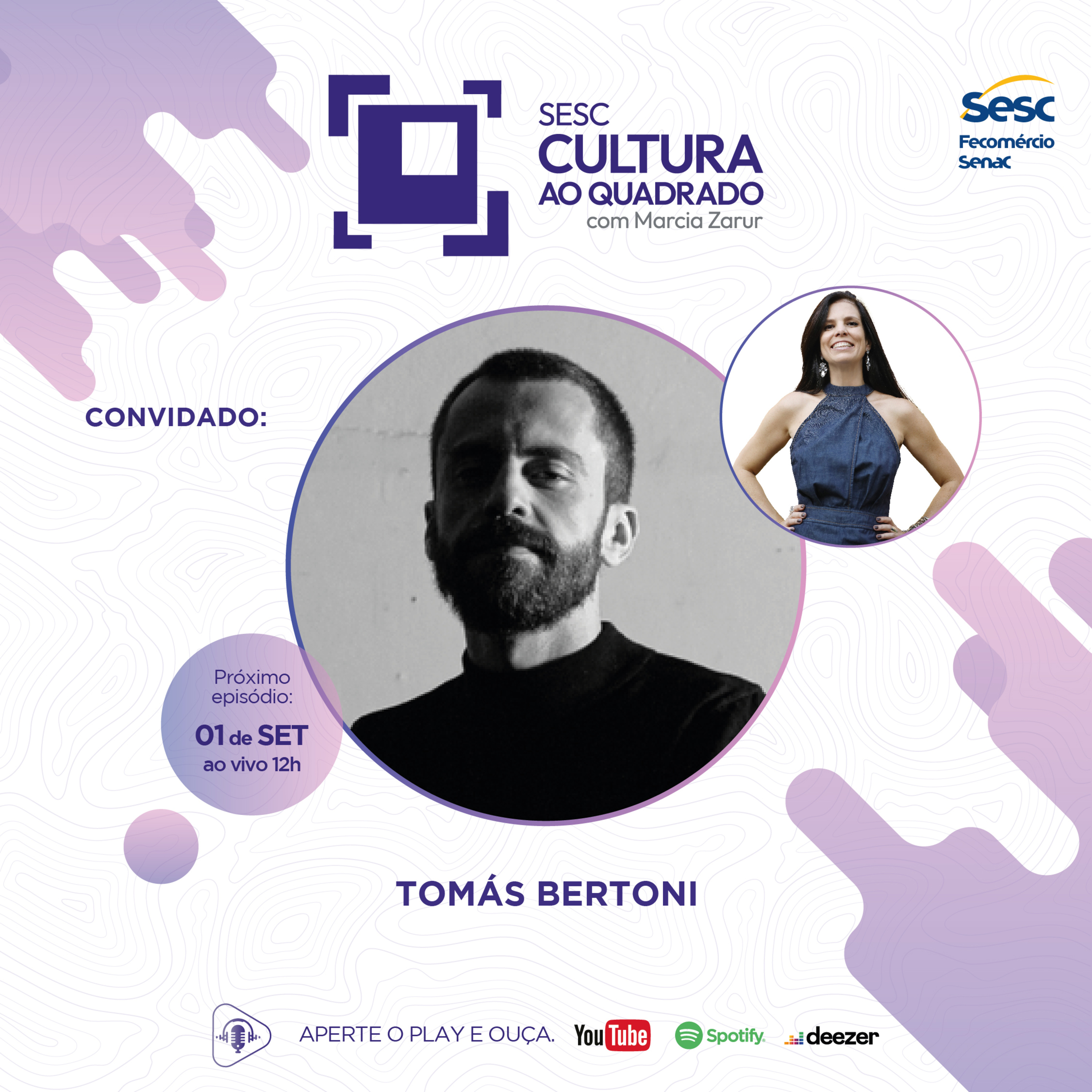TOMÁS BERTONI, DA BANDA SCALENE, NO SESC CULTURA AO QUADRADO  episode artwork