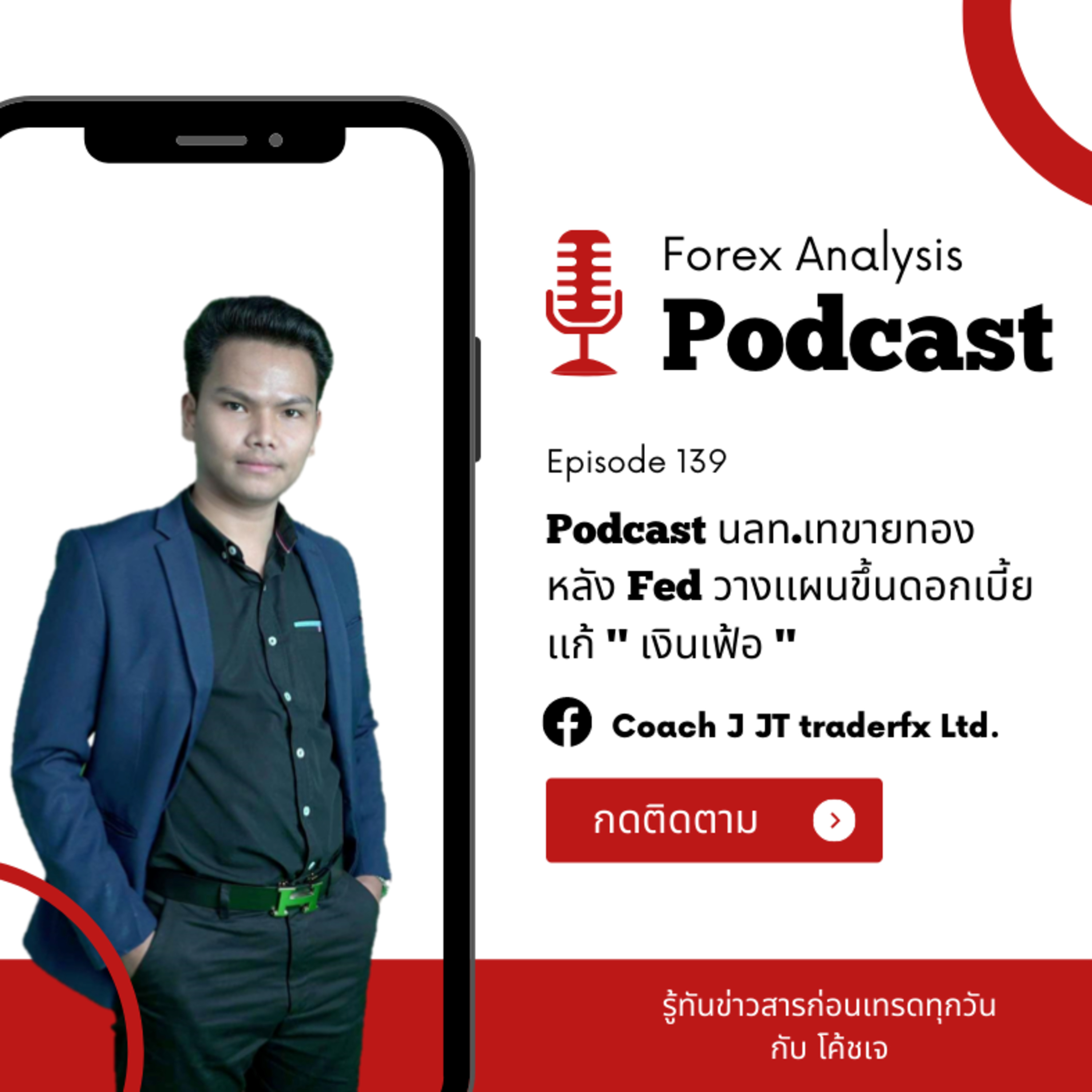 Podcast นลท.เทขายทอง หลัง Fed วางเเผนขึ้นดอกเบี้ยเเก้ '' เงินเฟ้อ ''