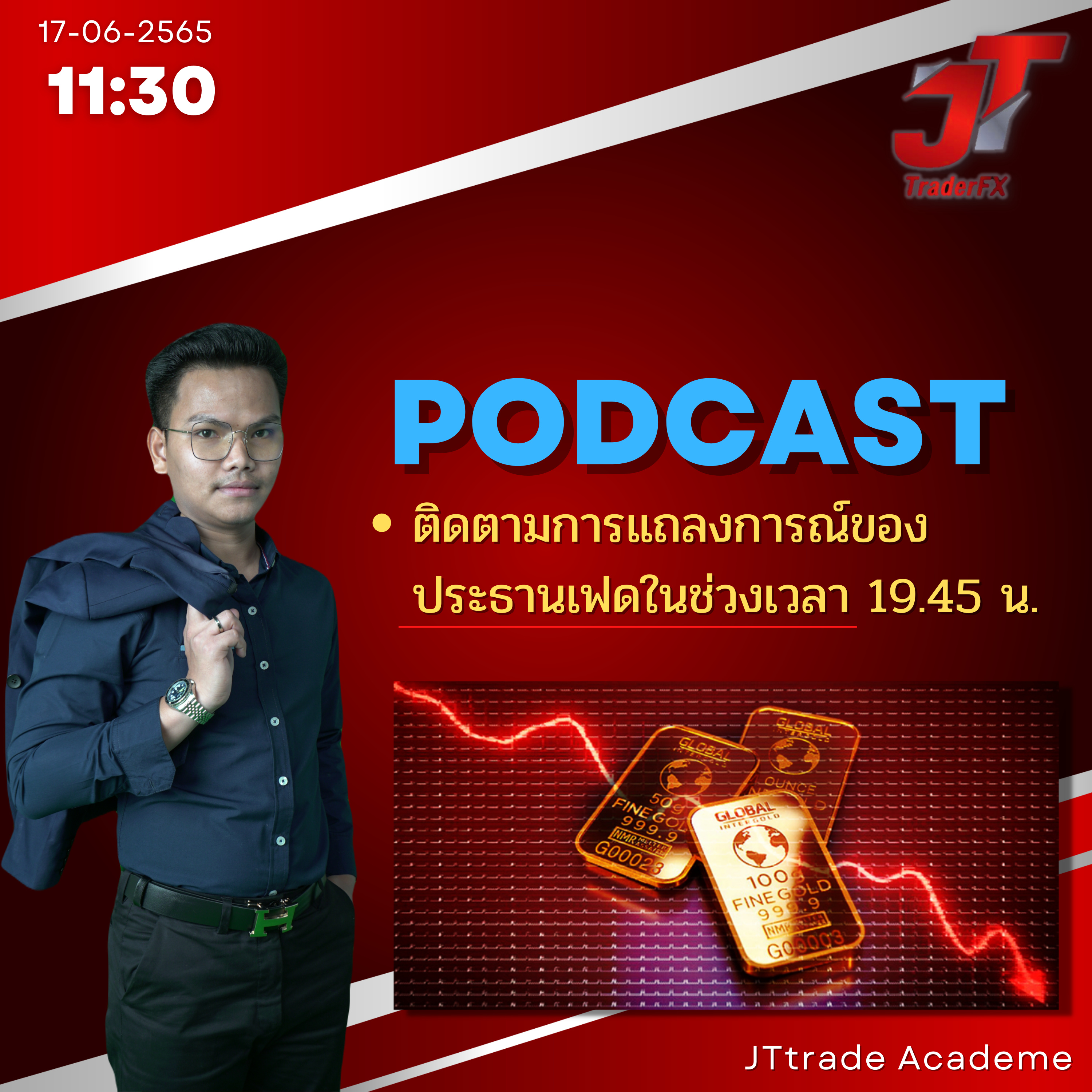 ติดตามการแถลงการณ์ของประธานเฟดในช่วงเวลา 19.45 น.