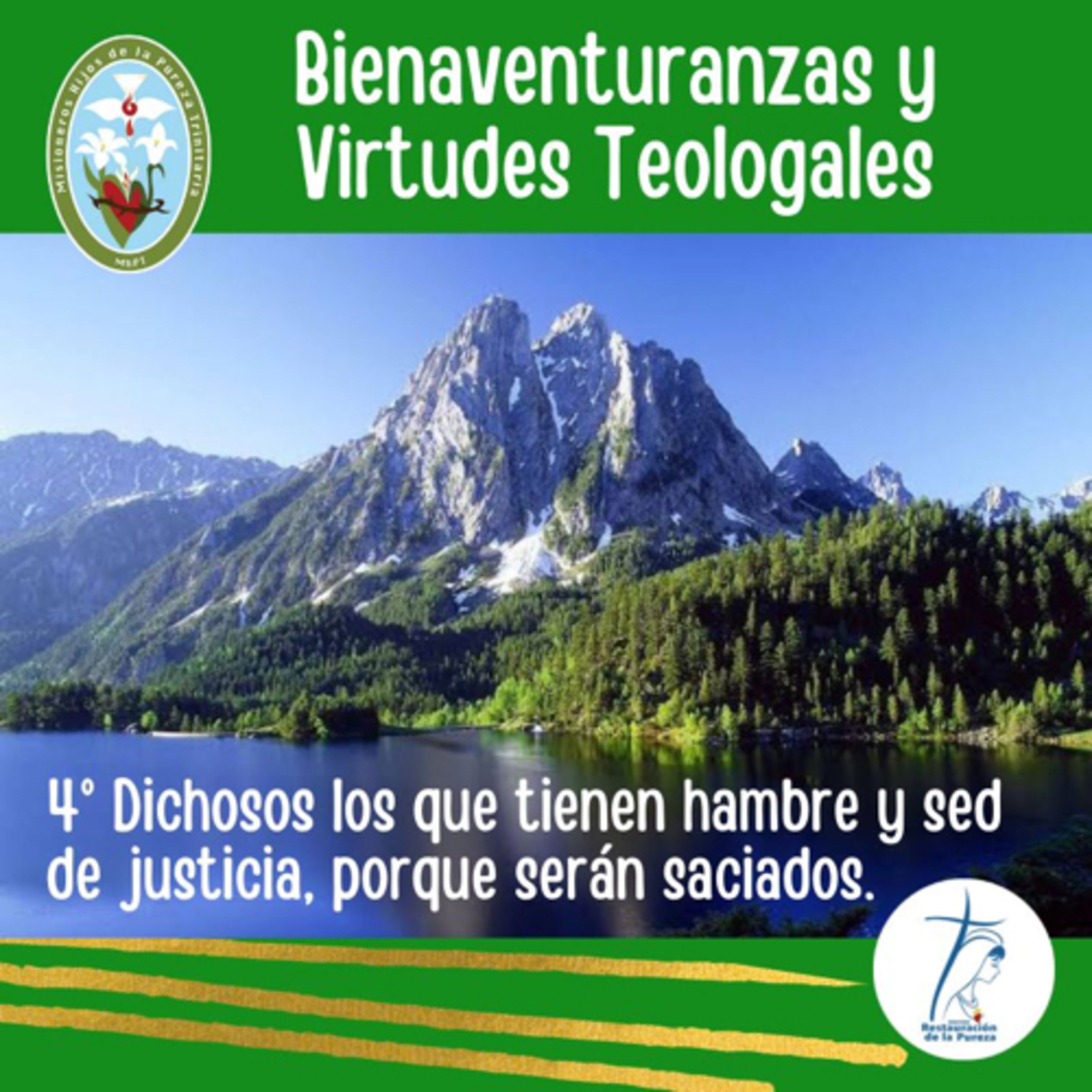 Las Bienaventuranzas y Virtudes Teologales