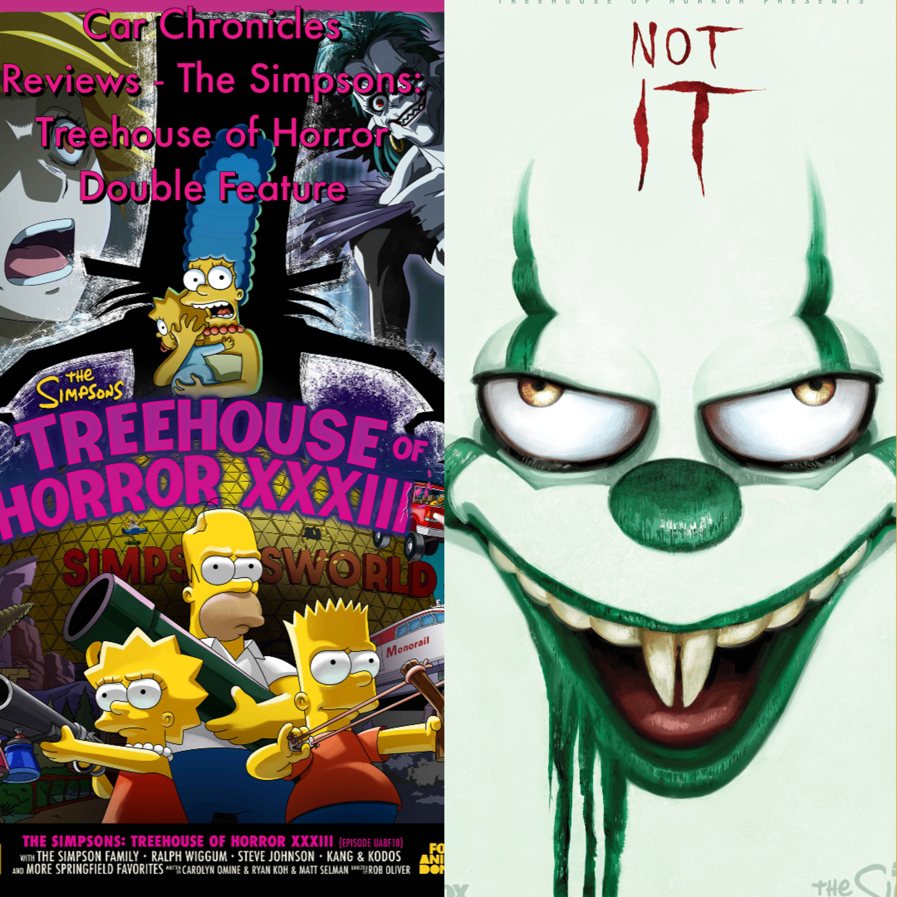 Car Chronicles Reviews - The Simpsons: Treehouse of Horror Double Feature  episode artwork