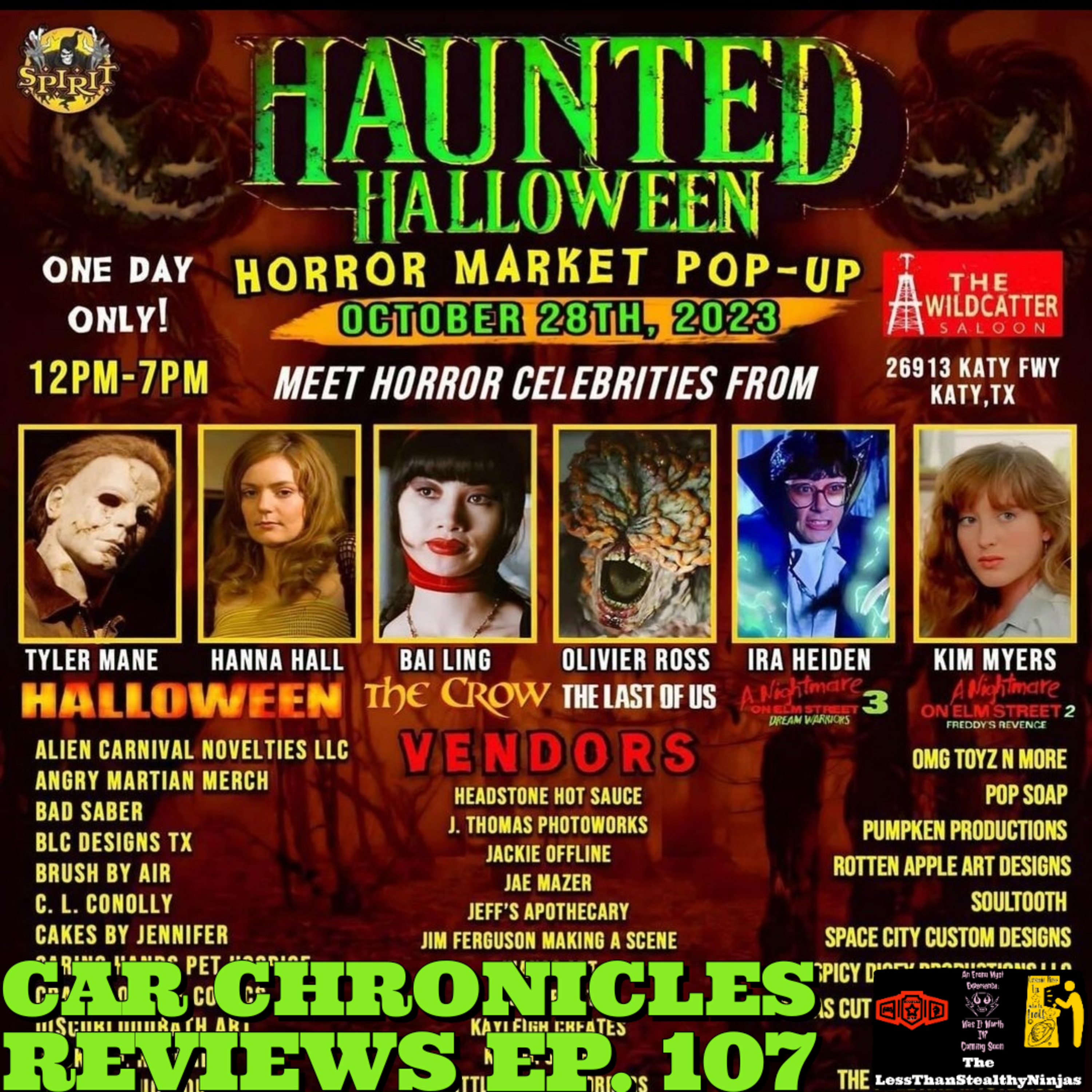Car Chronicles Reviews Ep. 107 - Haunted Halloween Horror Market Pop-Up episode artwork