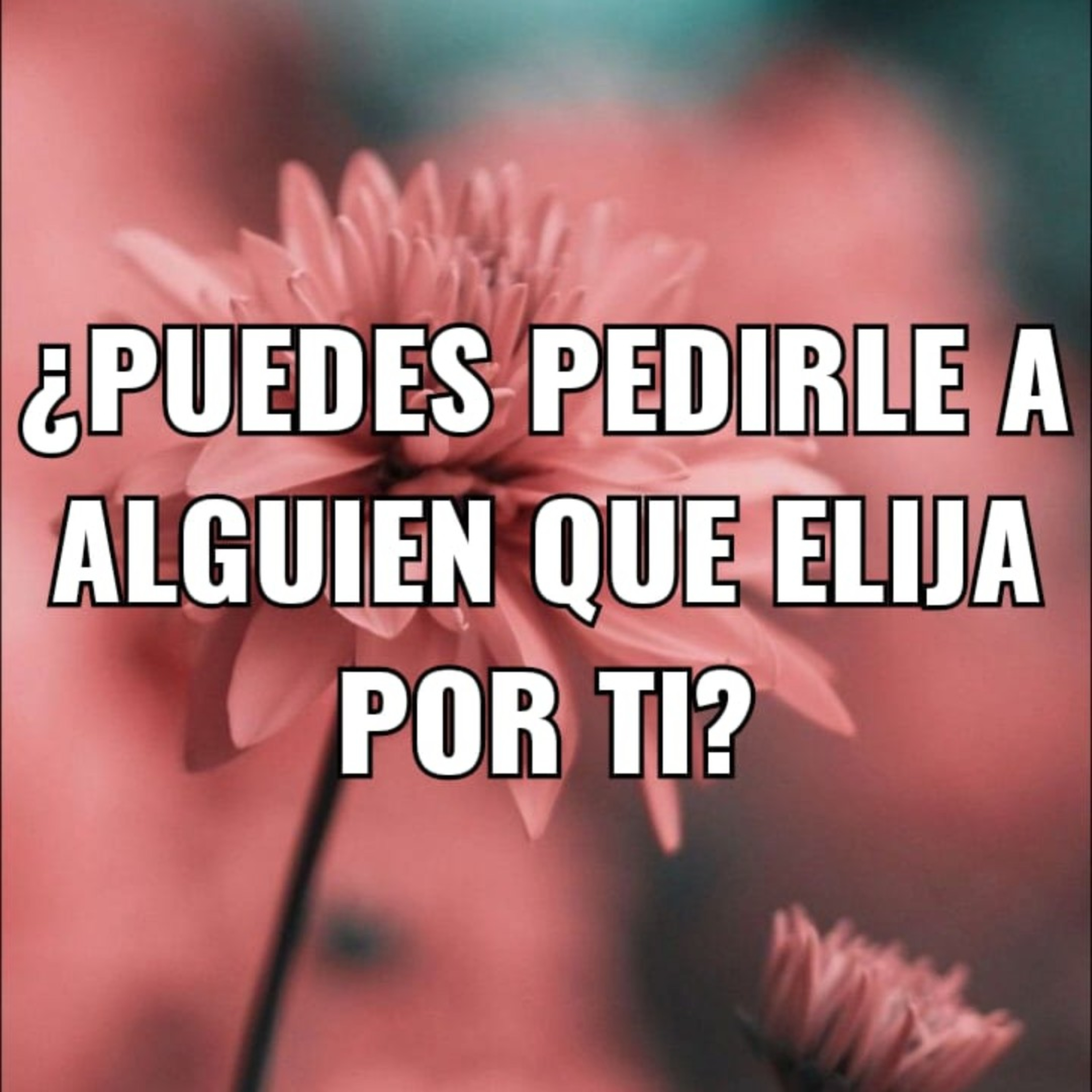 ¿Puedes pedirle A alguien que elija por ti?