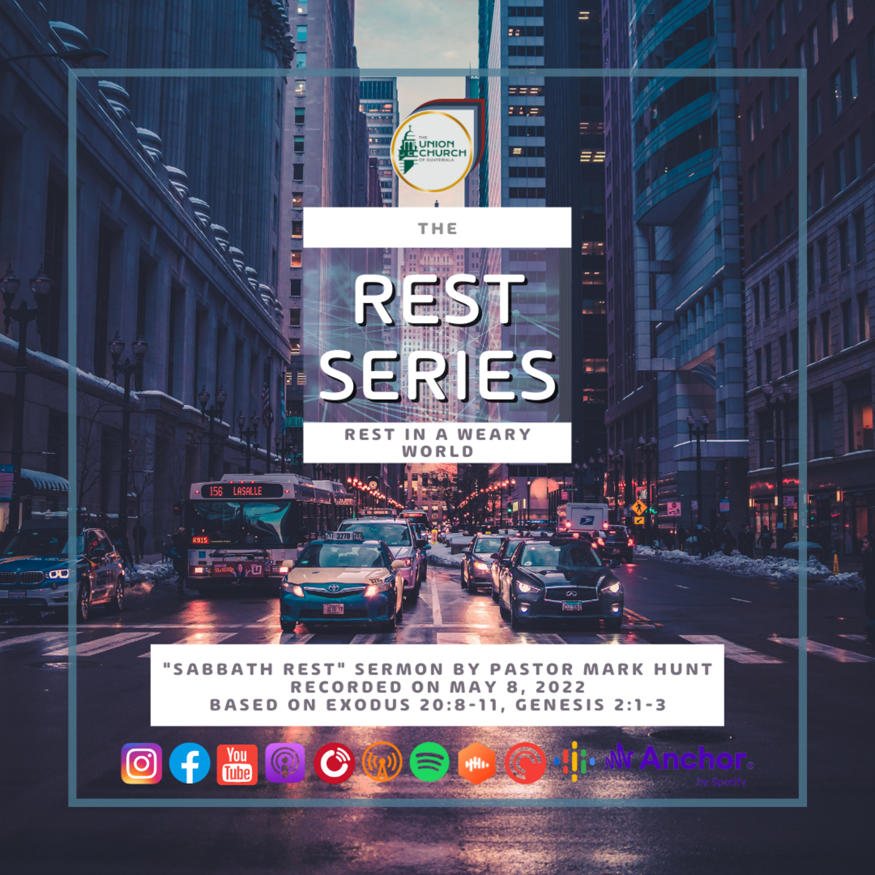 "Sabbath Rest" Sermon Recap based on Exodus 20:8-11, Genesis 2:1-3 episode artwork