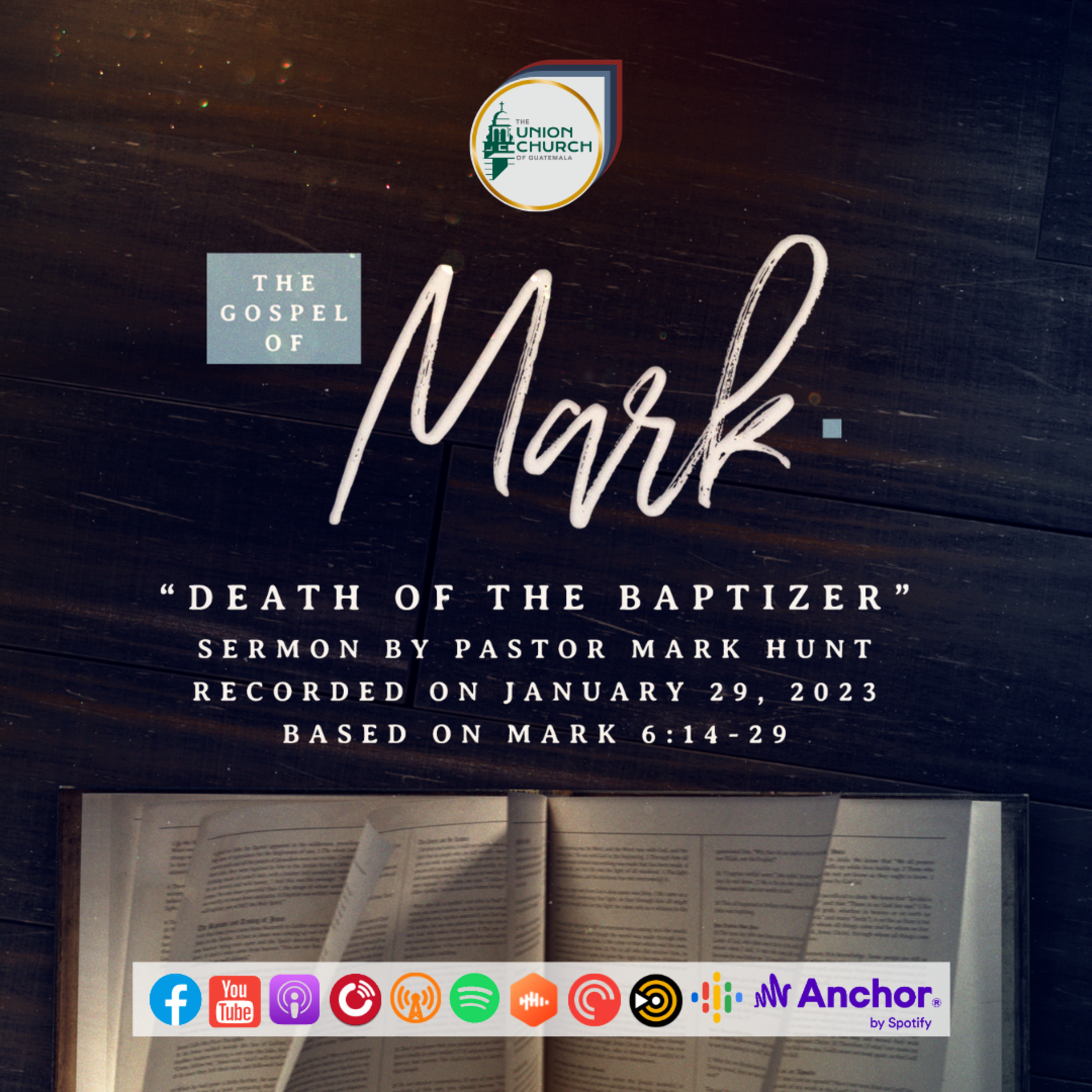 "Death of the Baptizer" Sermon Based on Mark 6:14-29 (Recorded on January 29, 2023)  episode artwork