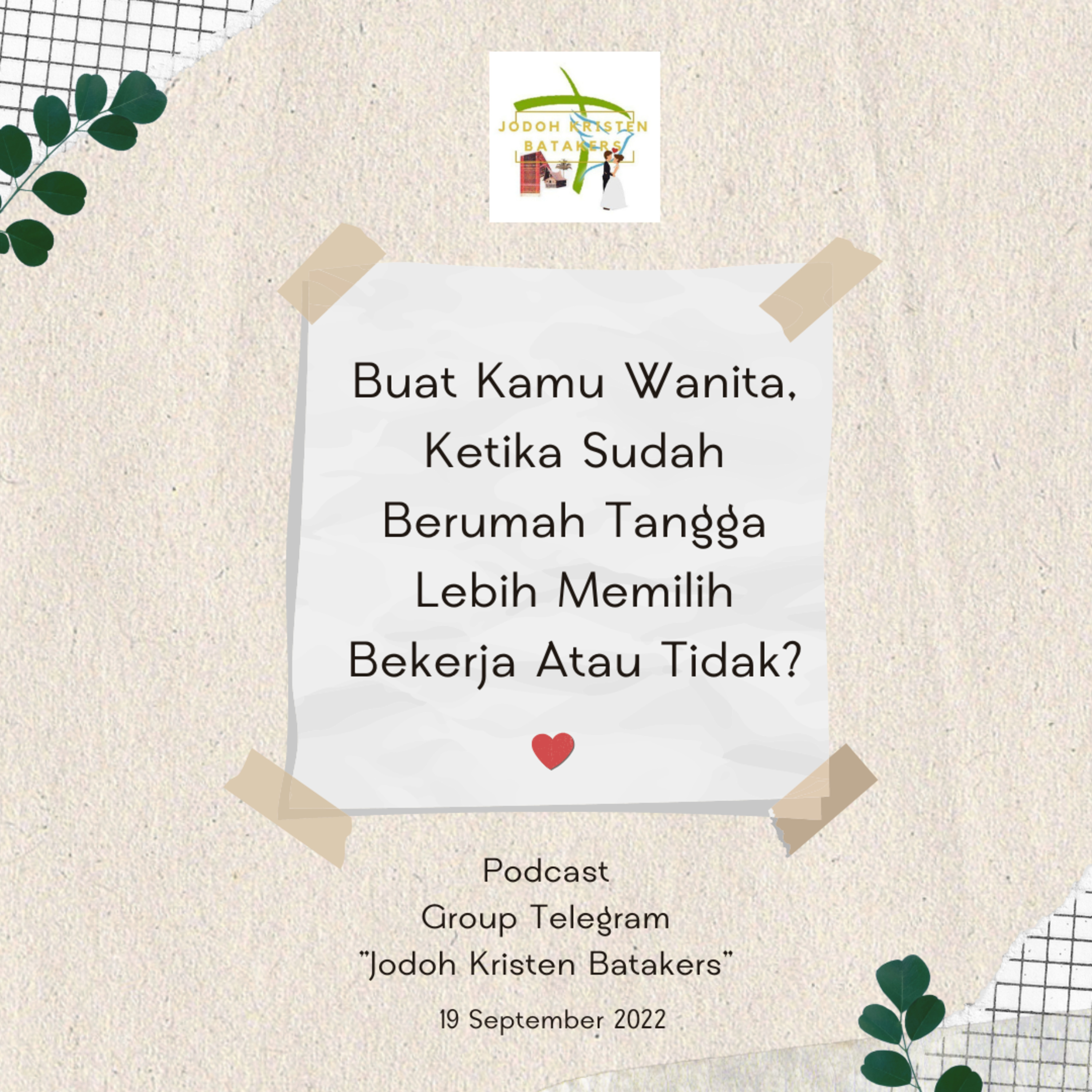 Bekerja Atau Tidak Setelah Menikah? episode artwork
