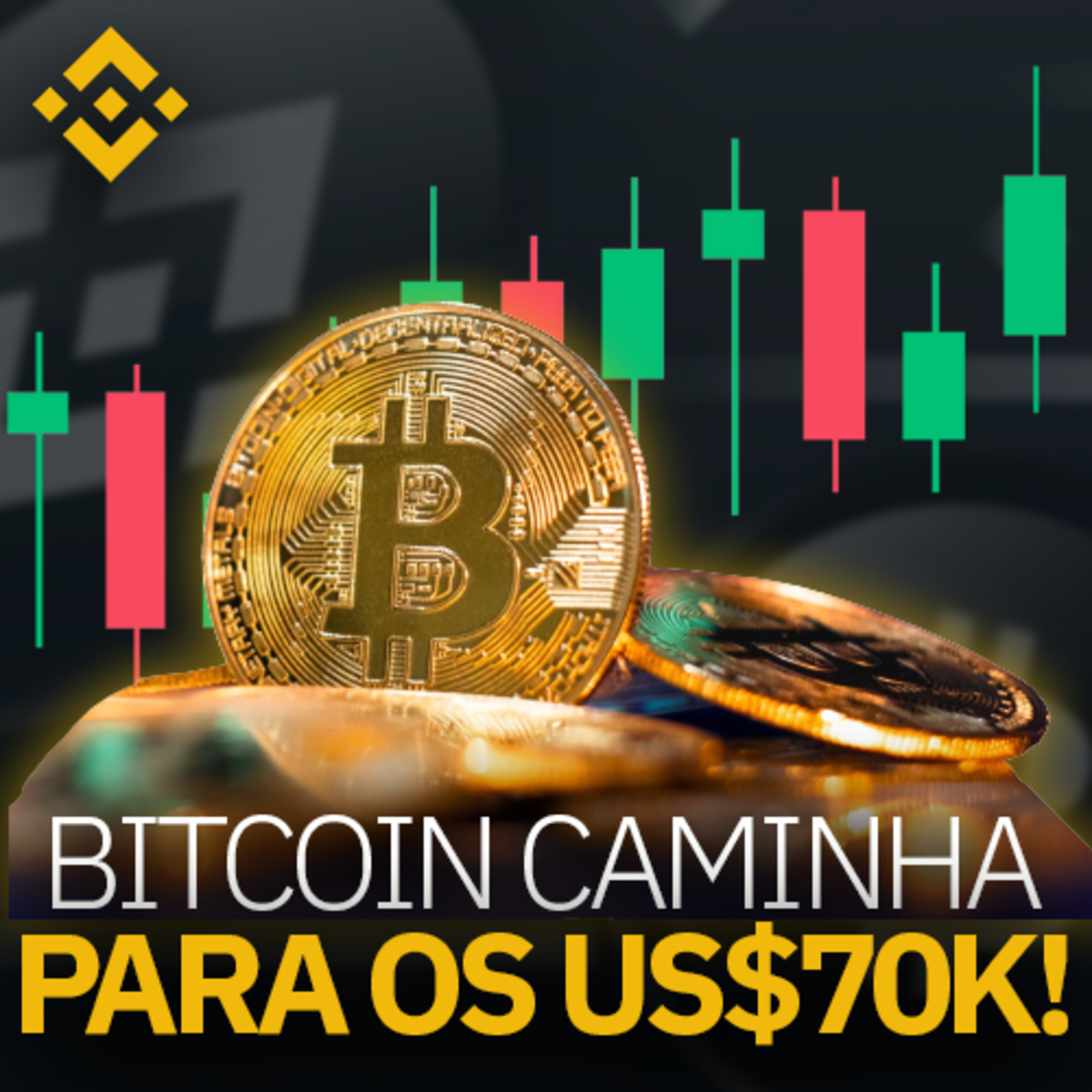 BTC caminha para os US$70k