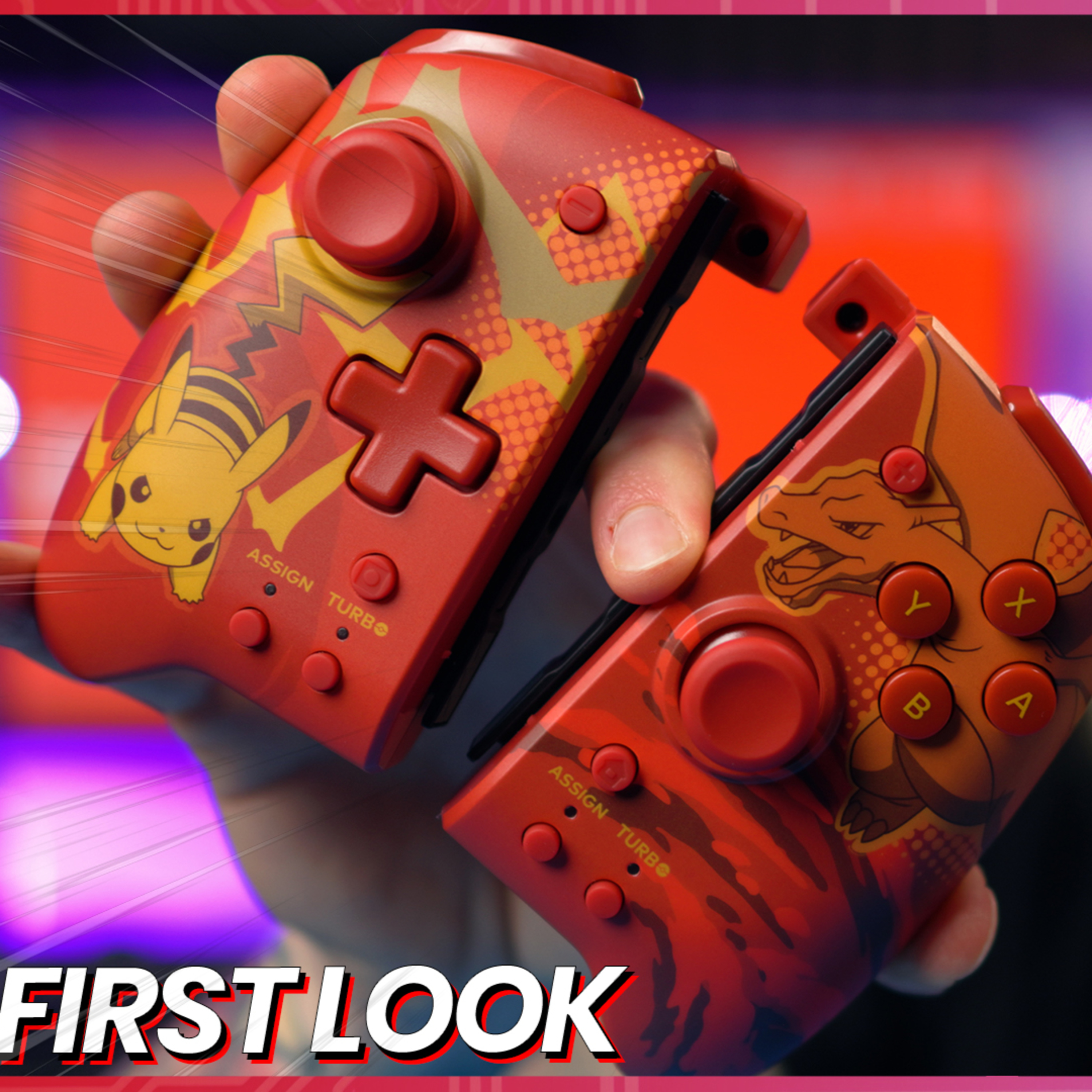 Charizard & Pikachu Switch Joy Cons? Yes Please