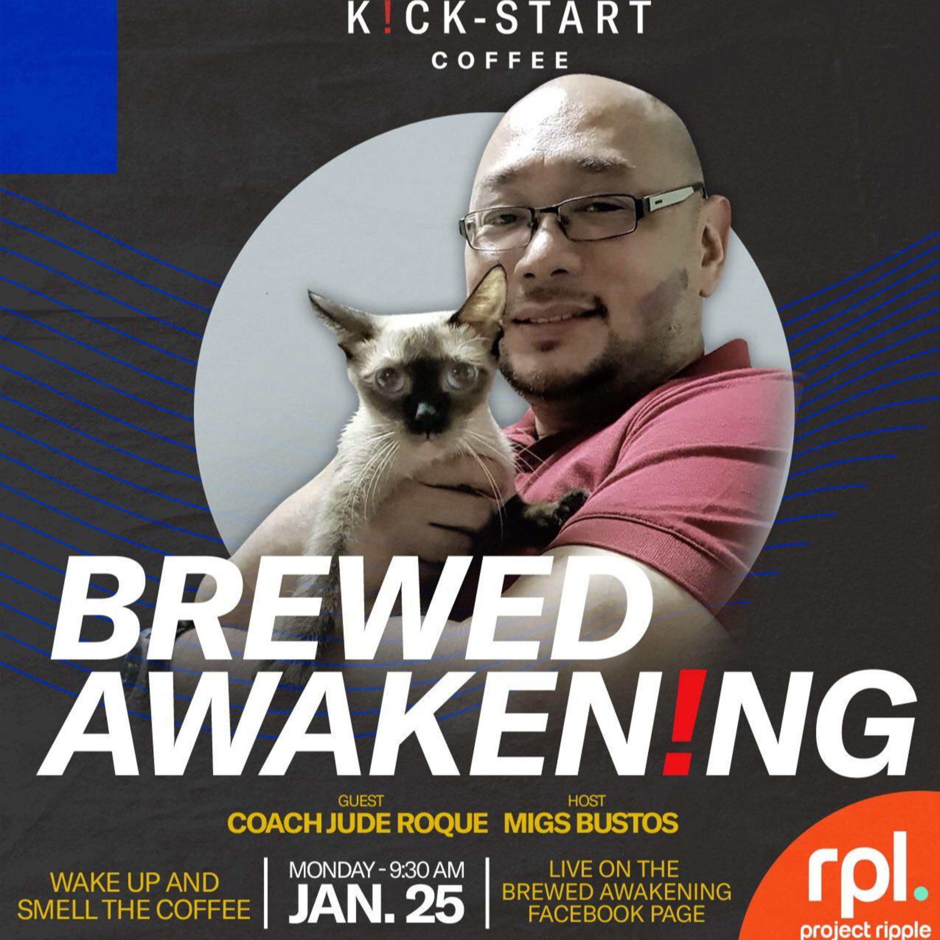 Wake Up & Smell The Coffee, with COACH JUDE ROQUE episode artwork