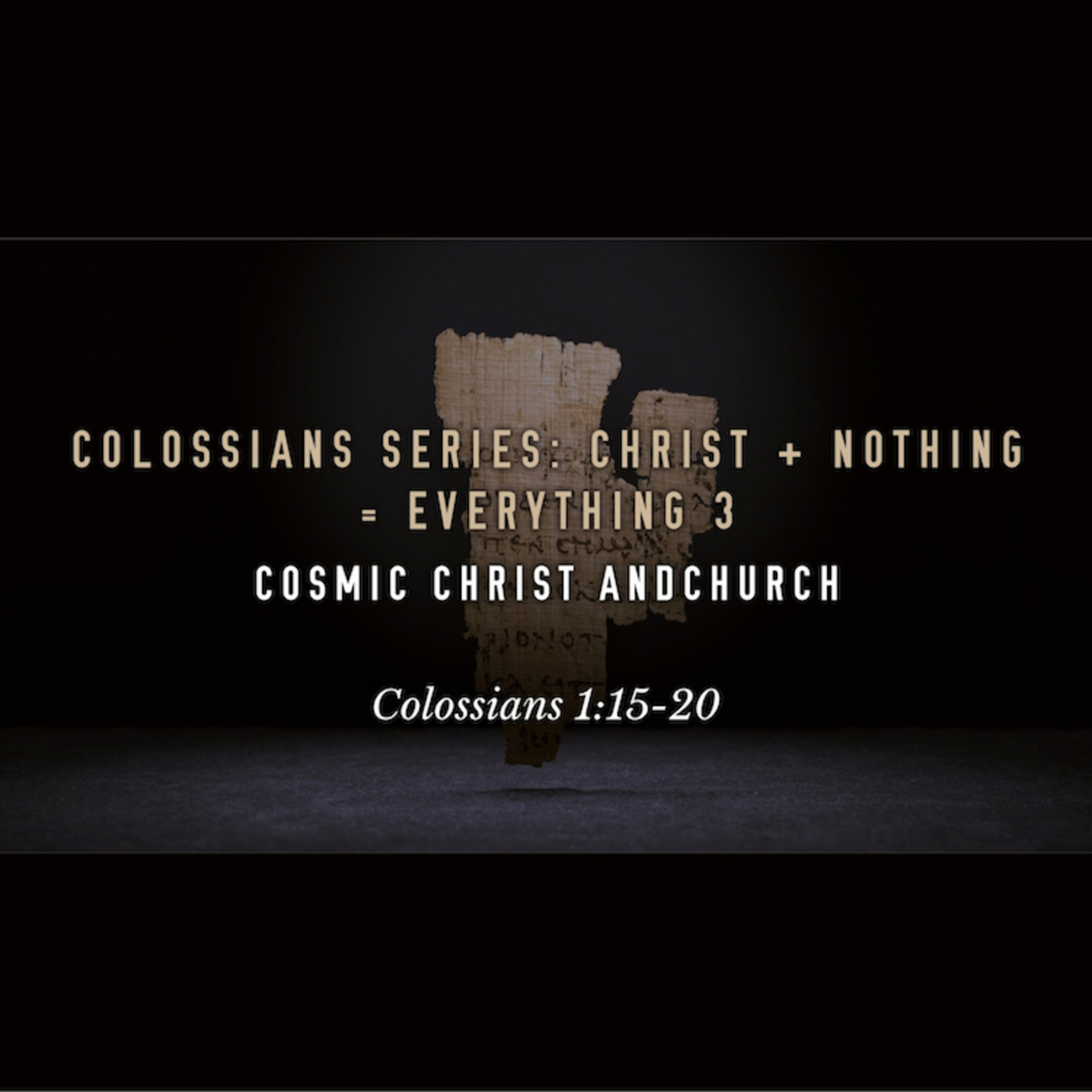 Cosmic Christ and Church episode artwork