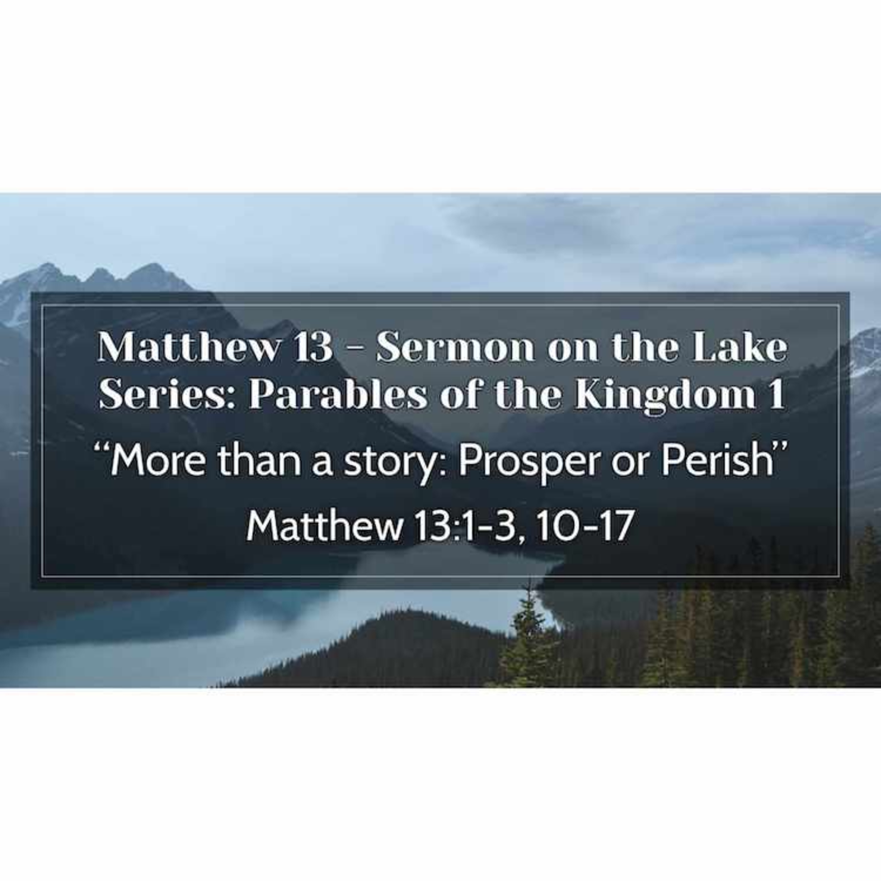 More than a Story: Prosper or Perish episode artwork