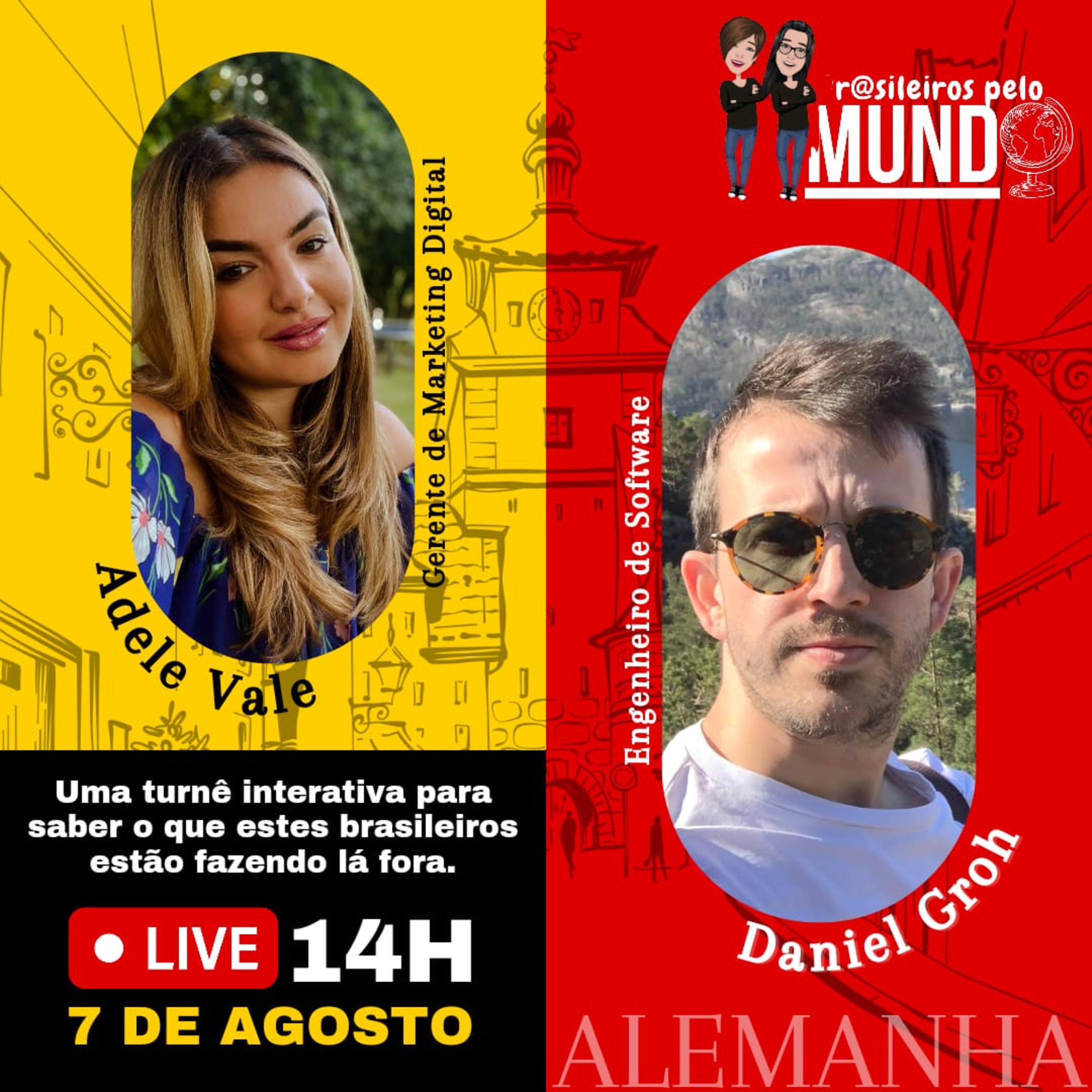 Br@sileiros pelo mund🌎 Oficial ✈🧳
