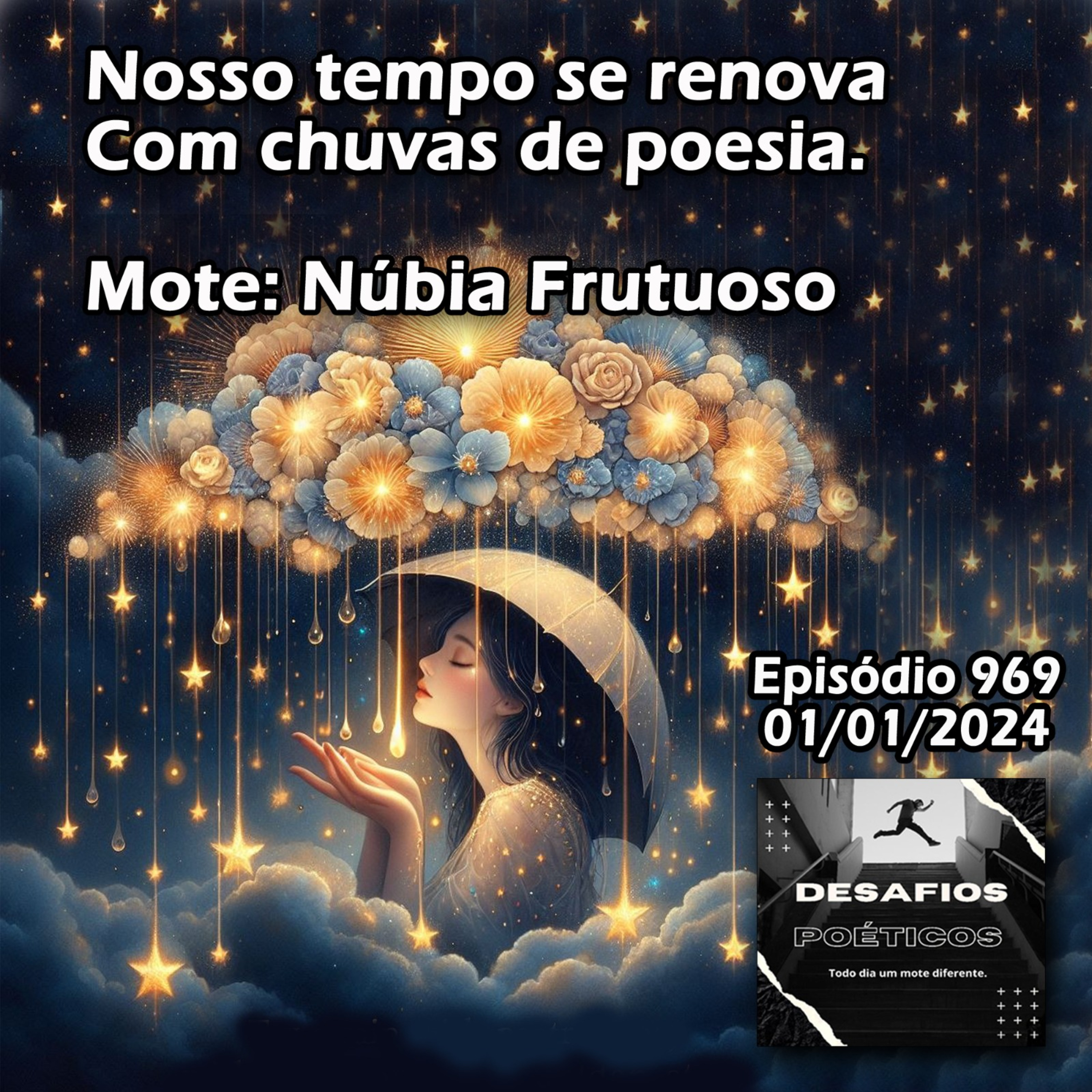 Nosso tempo se renova, com chuvas de poesia. Mote: Núbia Frutuoso #969 episode artwork