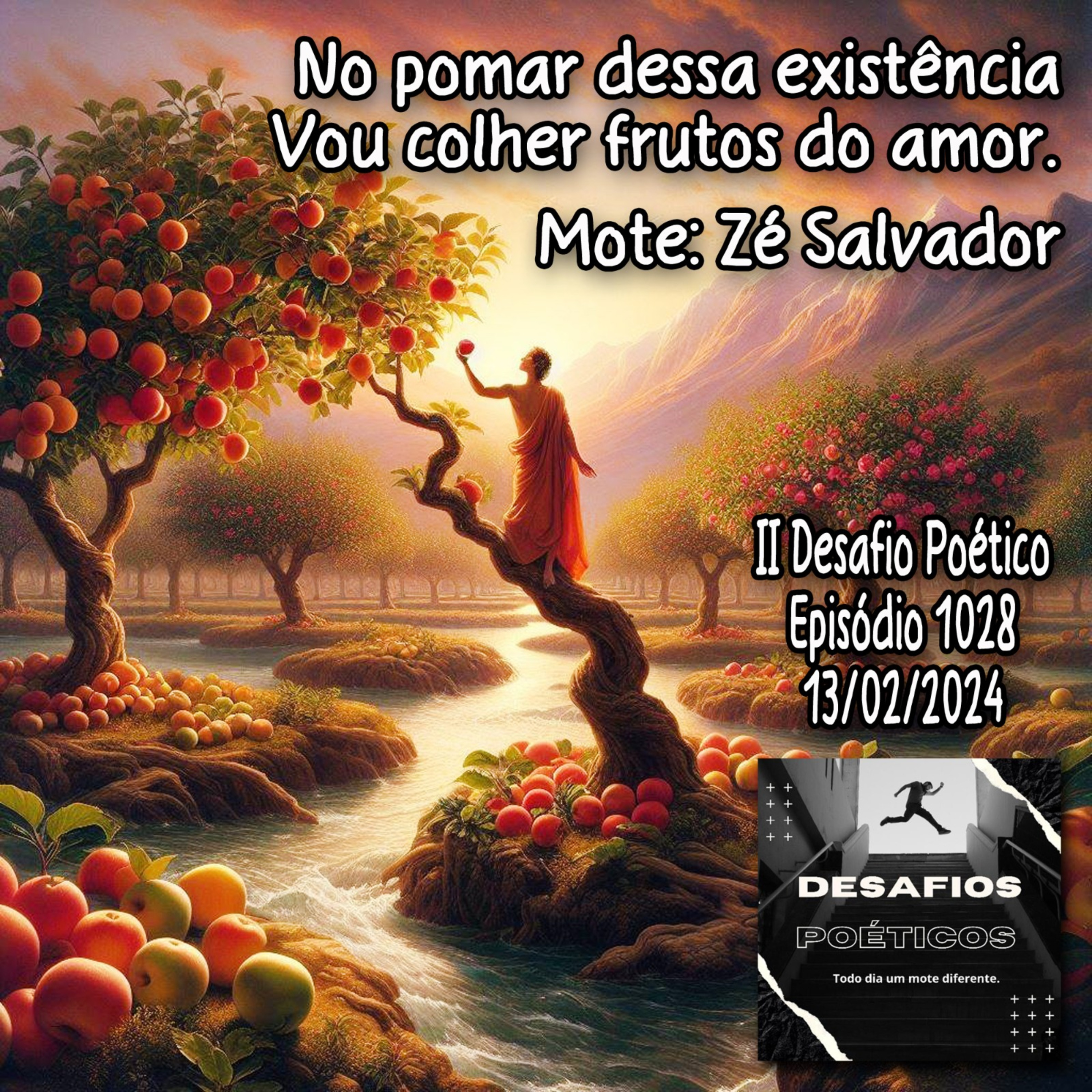 No pomar dessa existência, vou colher frutos do amor. Zé Salvador (Mote A - II Desafio Poético) #1028 episode artwork