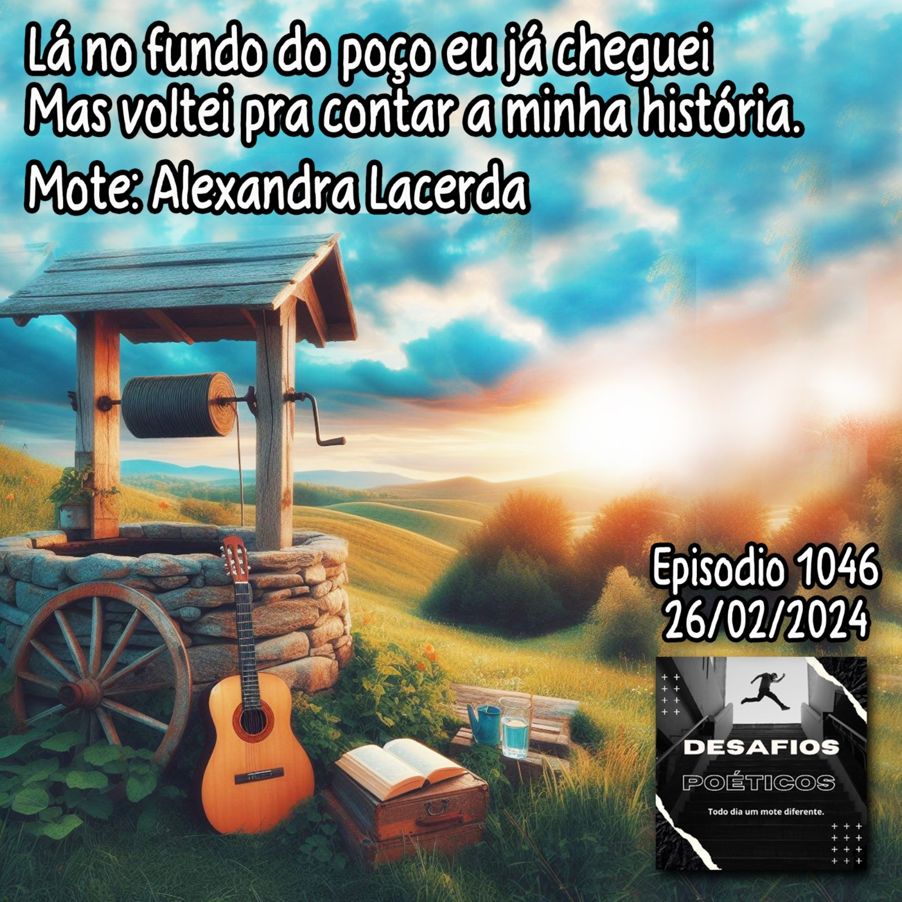 Lá no fundo do poço eu já cheguei, mas voltei pra contar a minha história. Mote: Alexandra Lacerda #1046 episode artwork