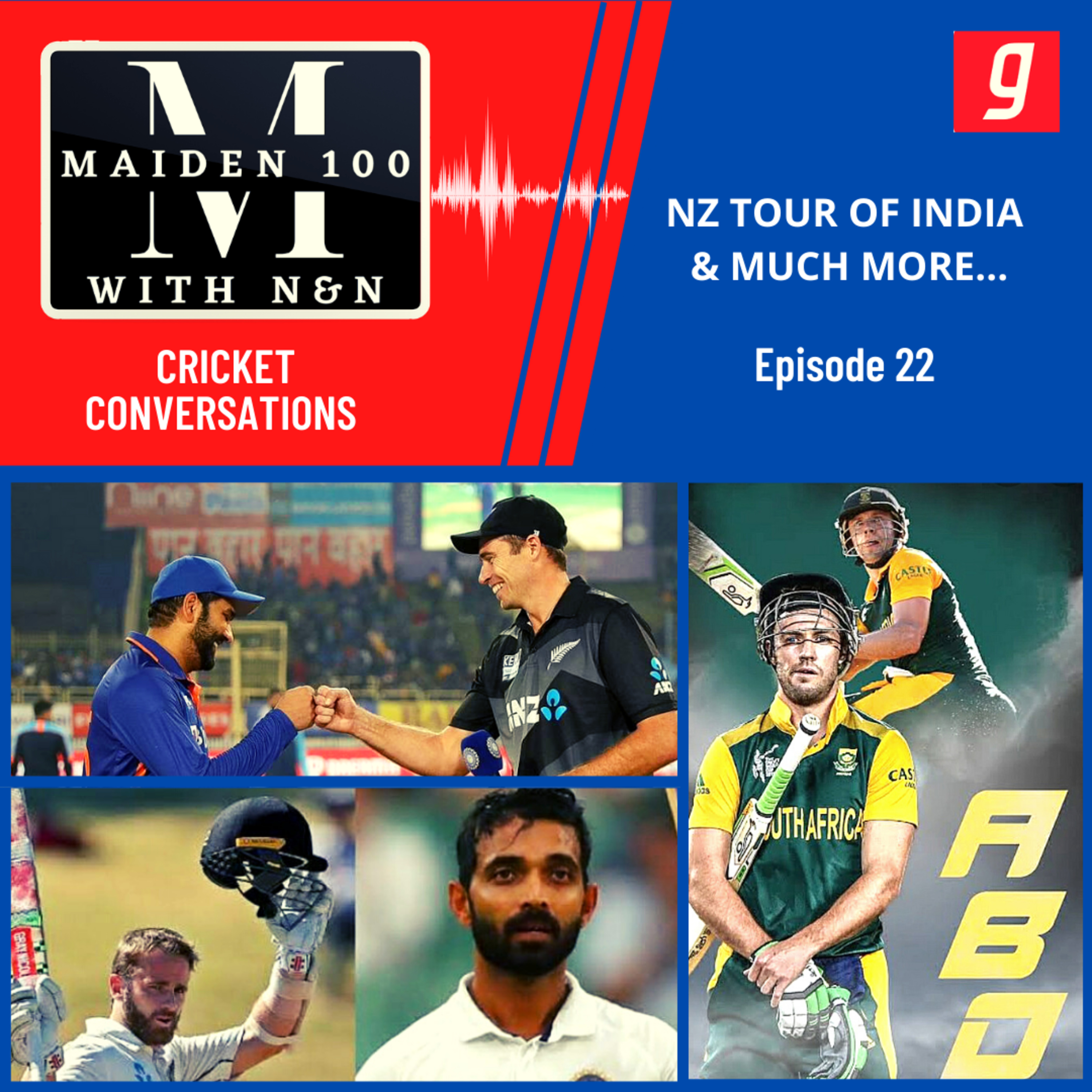 Ep 22: NZ Tour of India & other Cricket news... episode artwork