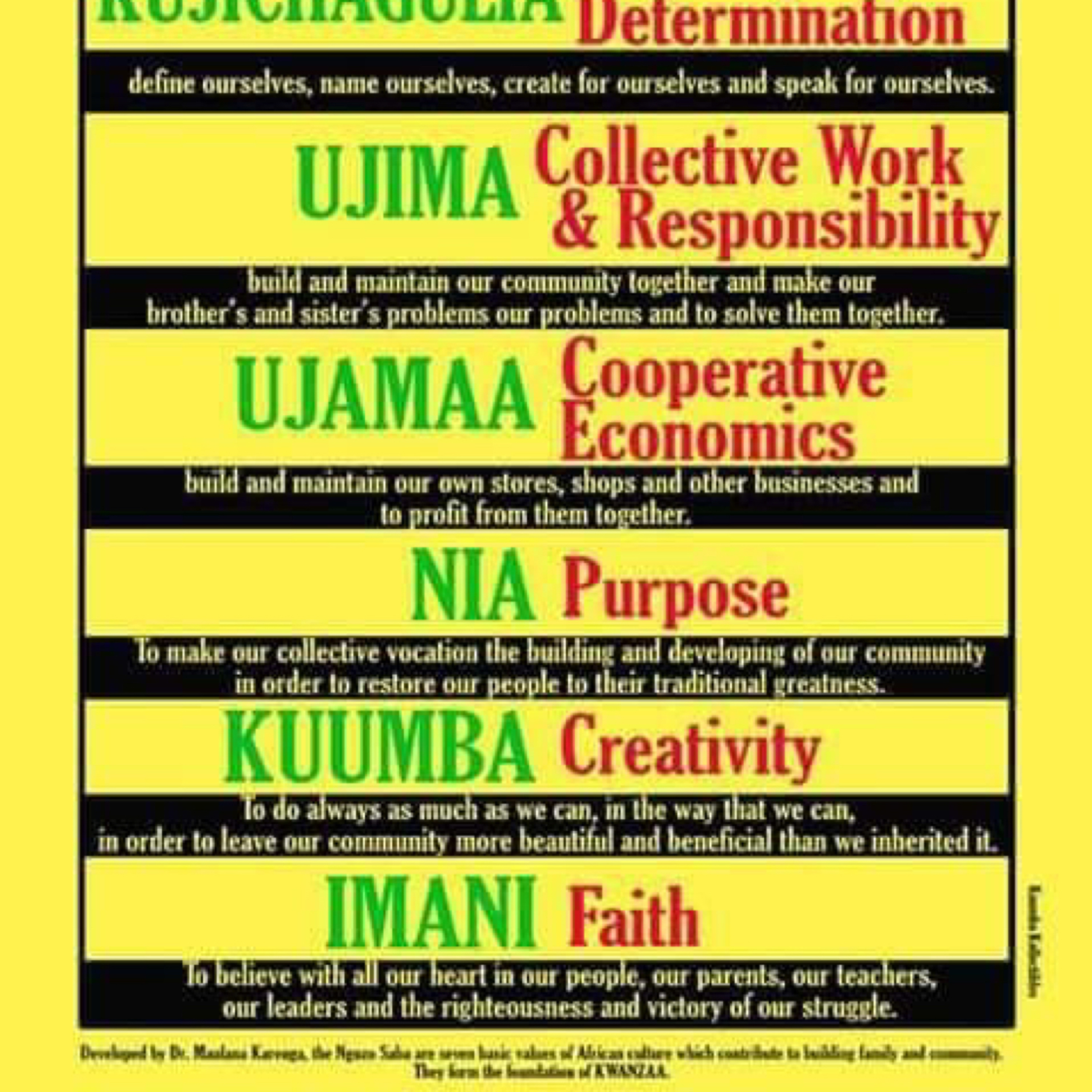 Happy Kwanza Day 4 - UJAMAA * Cooperative Economics episode artwork